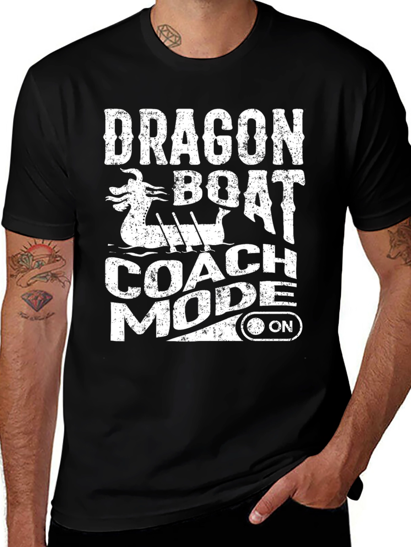 Variant 25 of Dragon Boat Coach Mode On T-Shirt