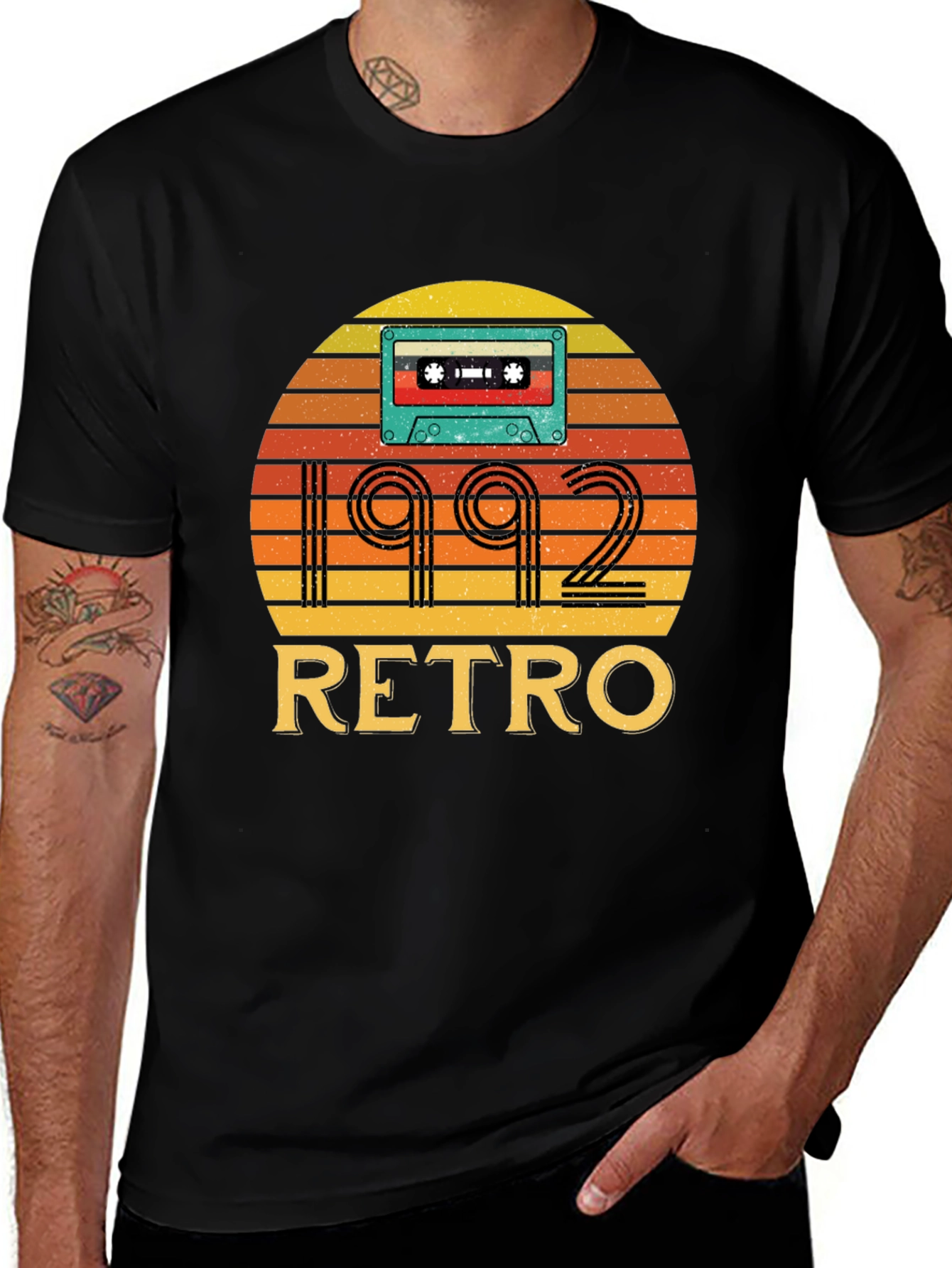 Variant 24 of 1992 Retro Cassette Tape Graphic T-Shirt
