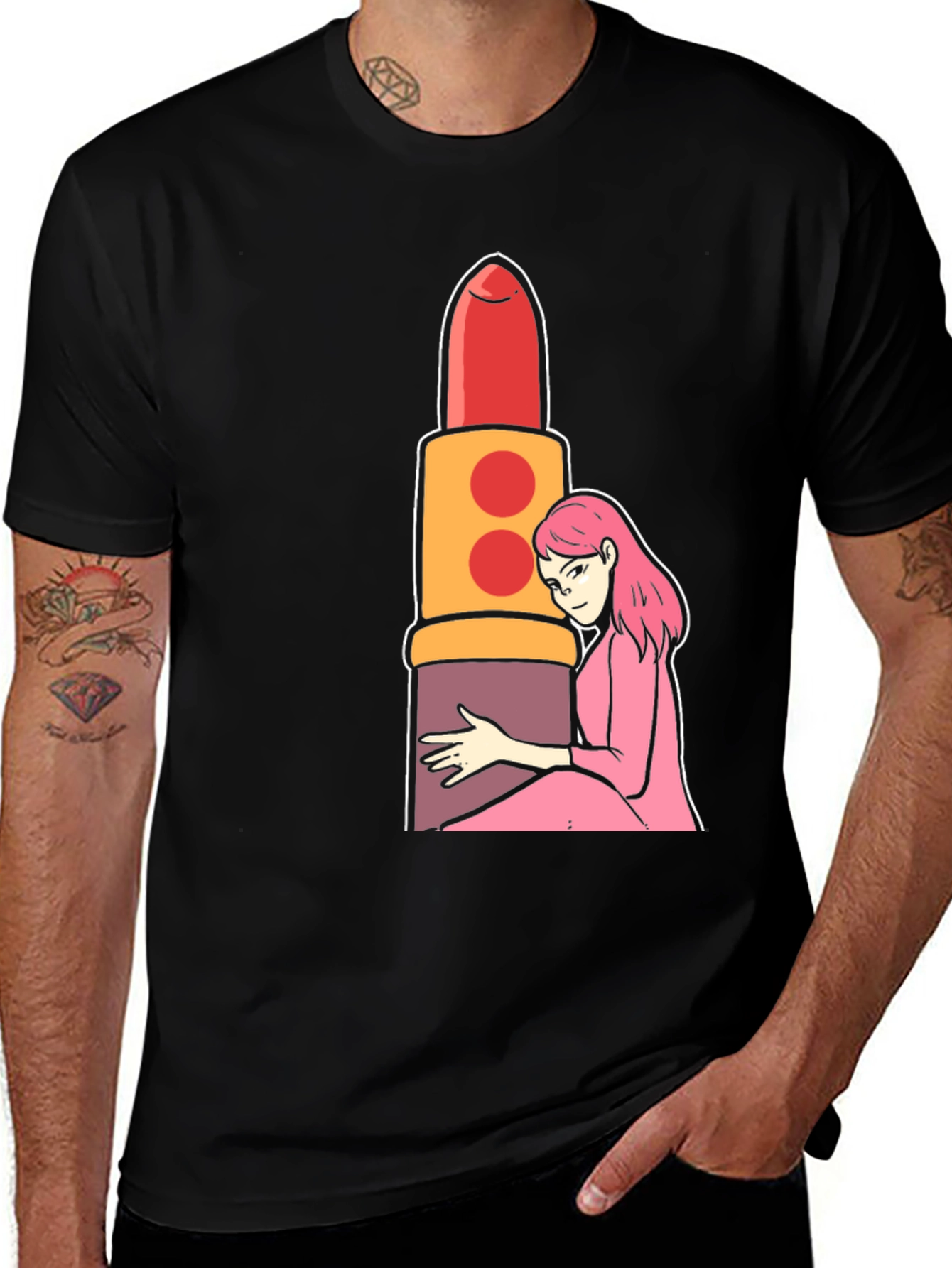 Variant 23 of Lipstick Lover Graphic T-Shirt