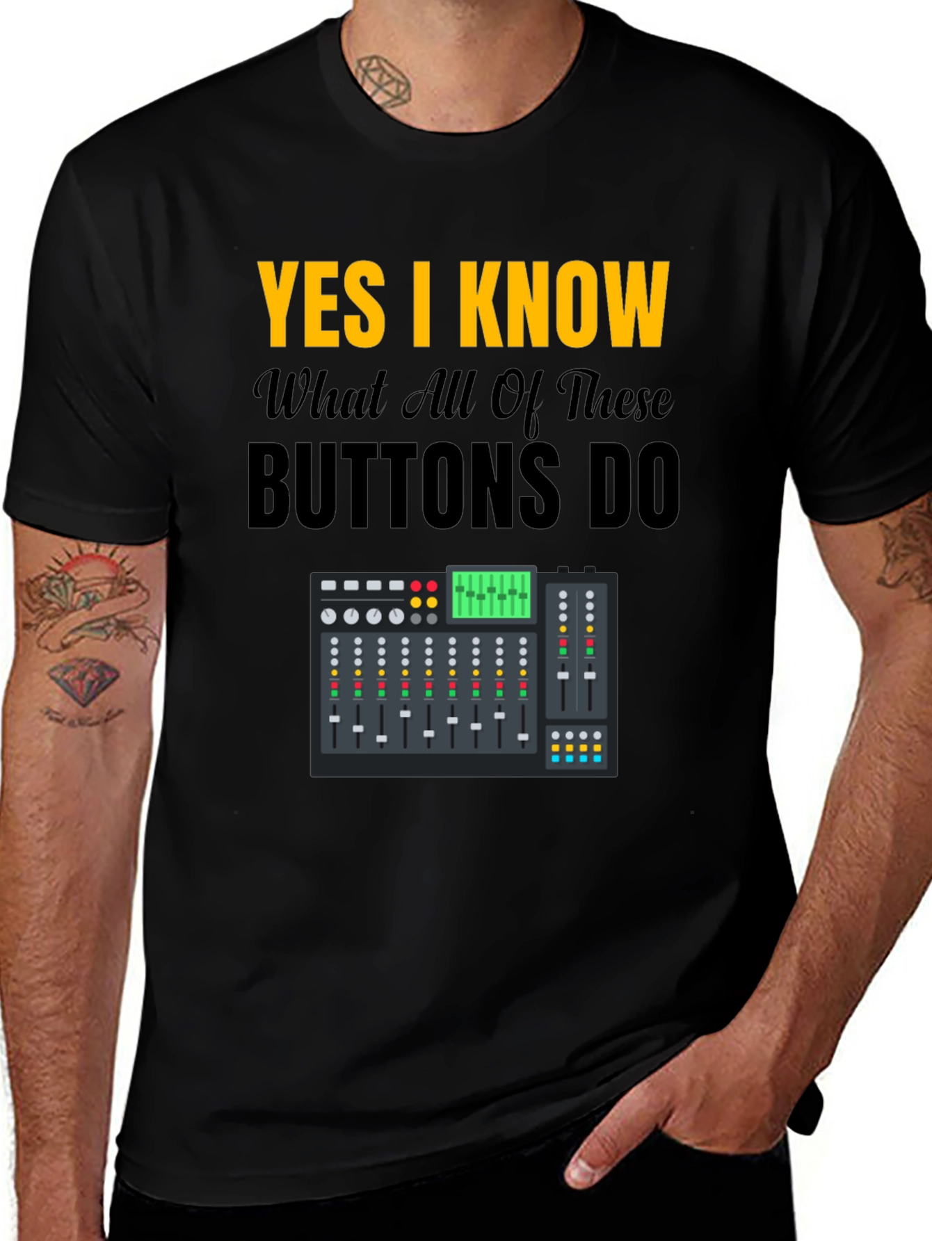Audio Mixer T-Shirt - Sound Engineer Gift
