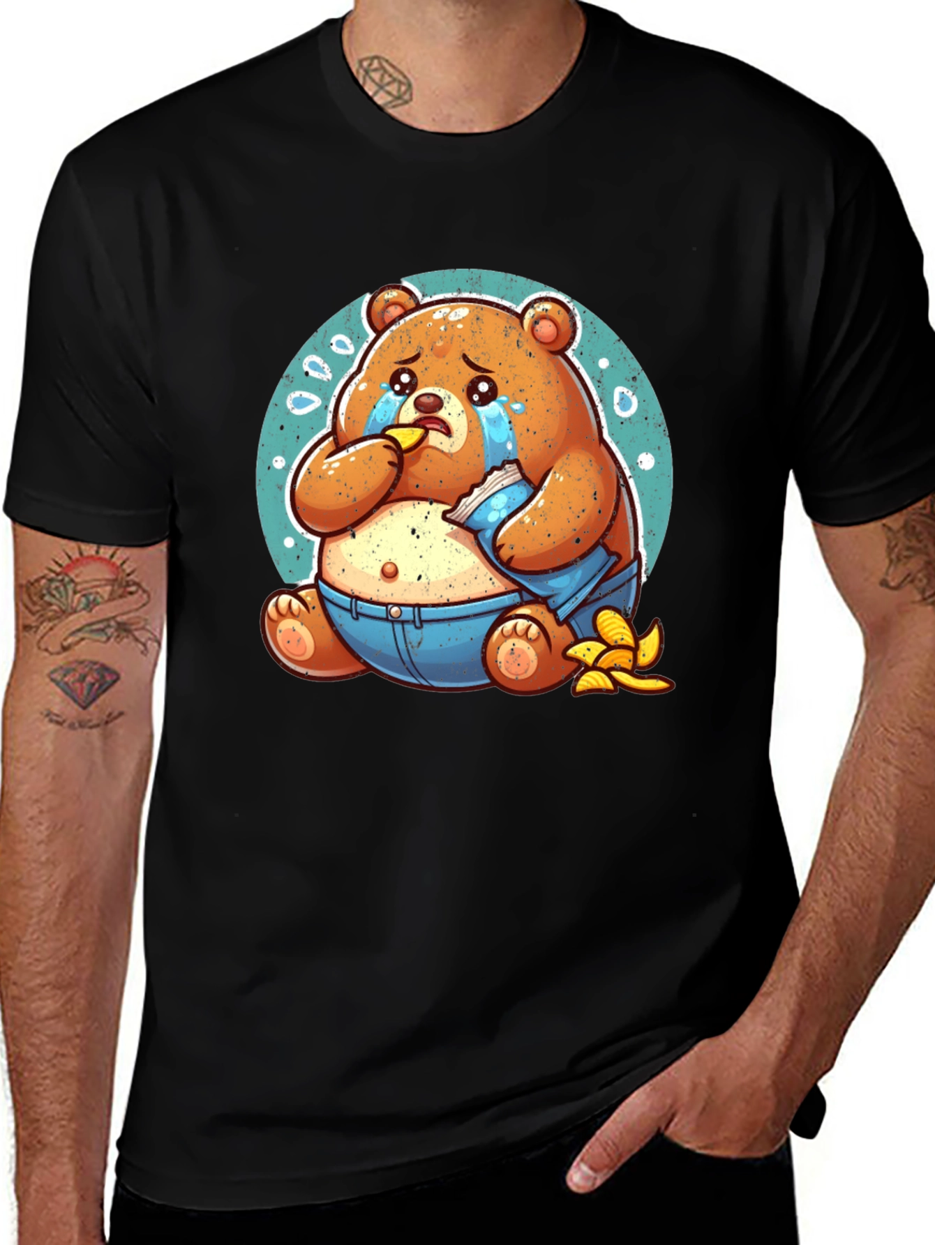 Variant 5 of Crying Bear T-Shirt
