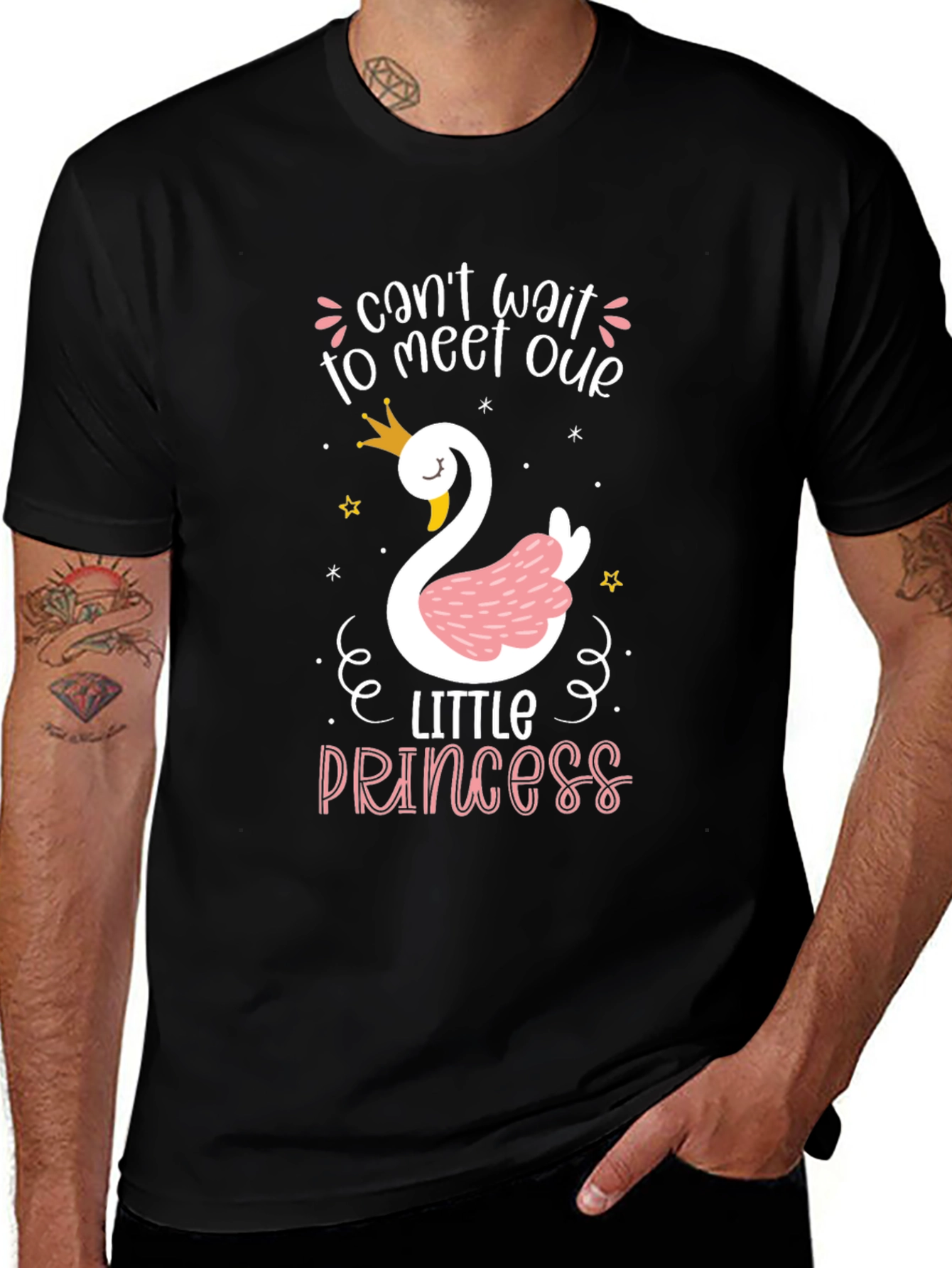 Variant 2 of Can't Wait to Meet Our Little Princess T-Shirt