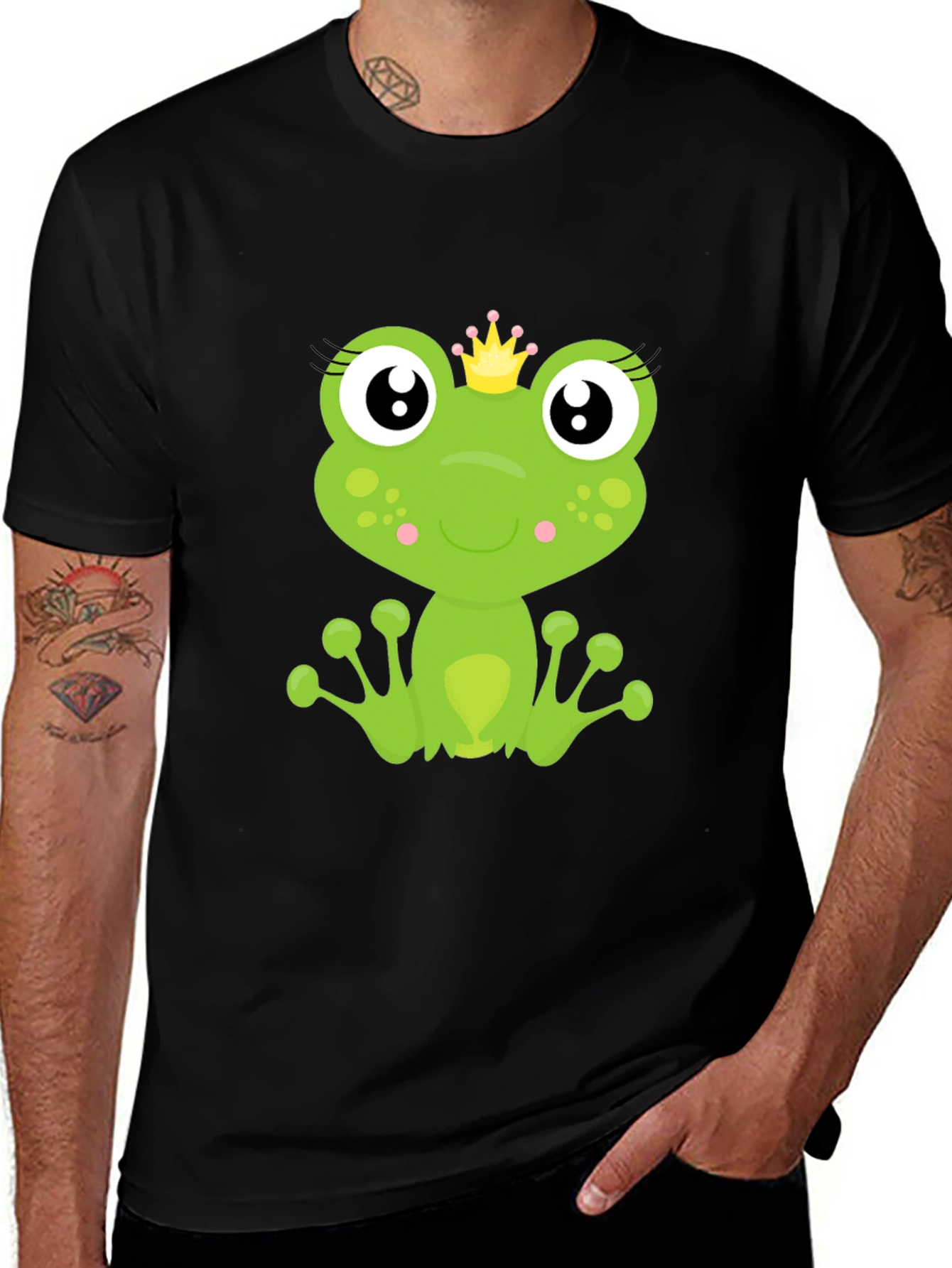 Variant 28 of Cute Frog Prince T-Shirt - Fun, Casual Wear