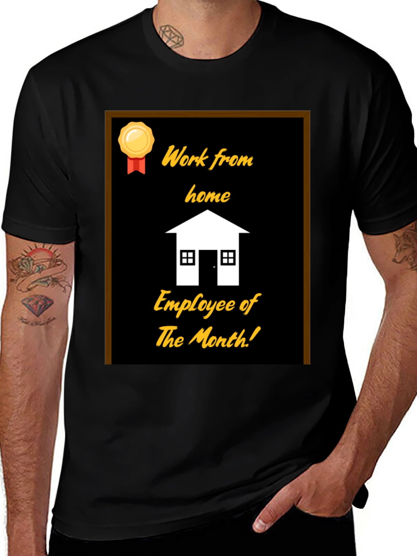 Variant 20 of Work From Home Employee of the Month T-Shirt