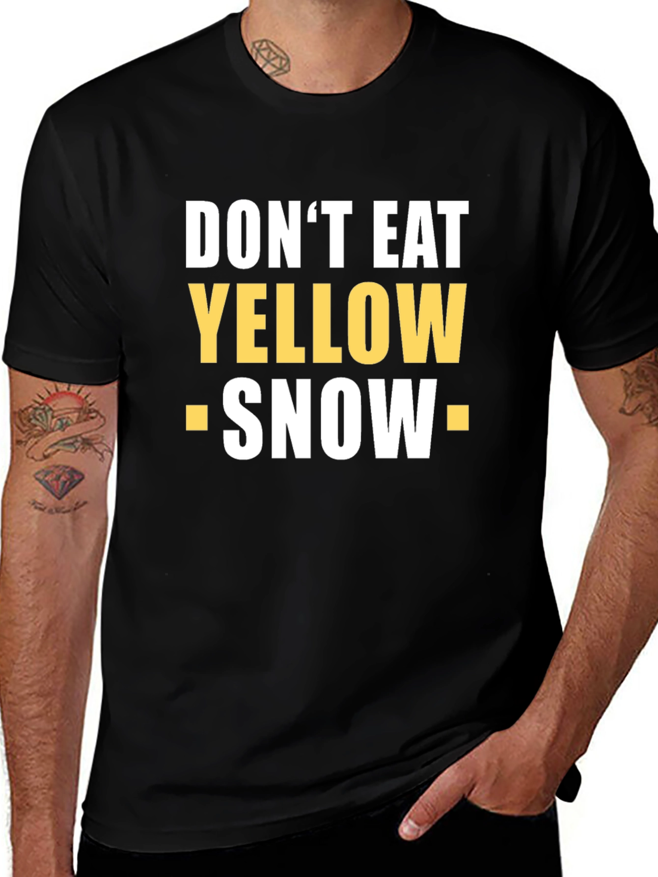 Variant 20 of Don't Eat Yellow Snow Novelty T-Shirt
