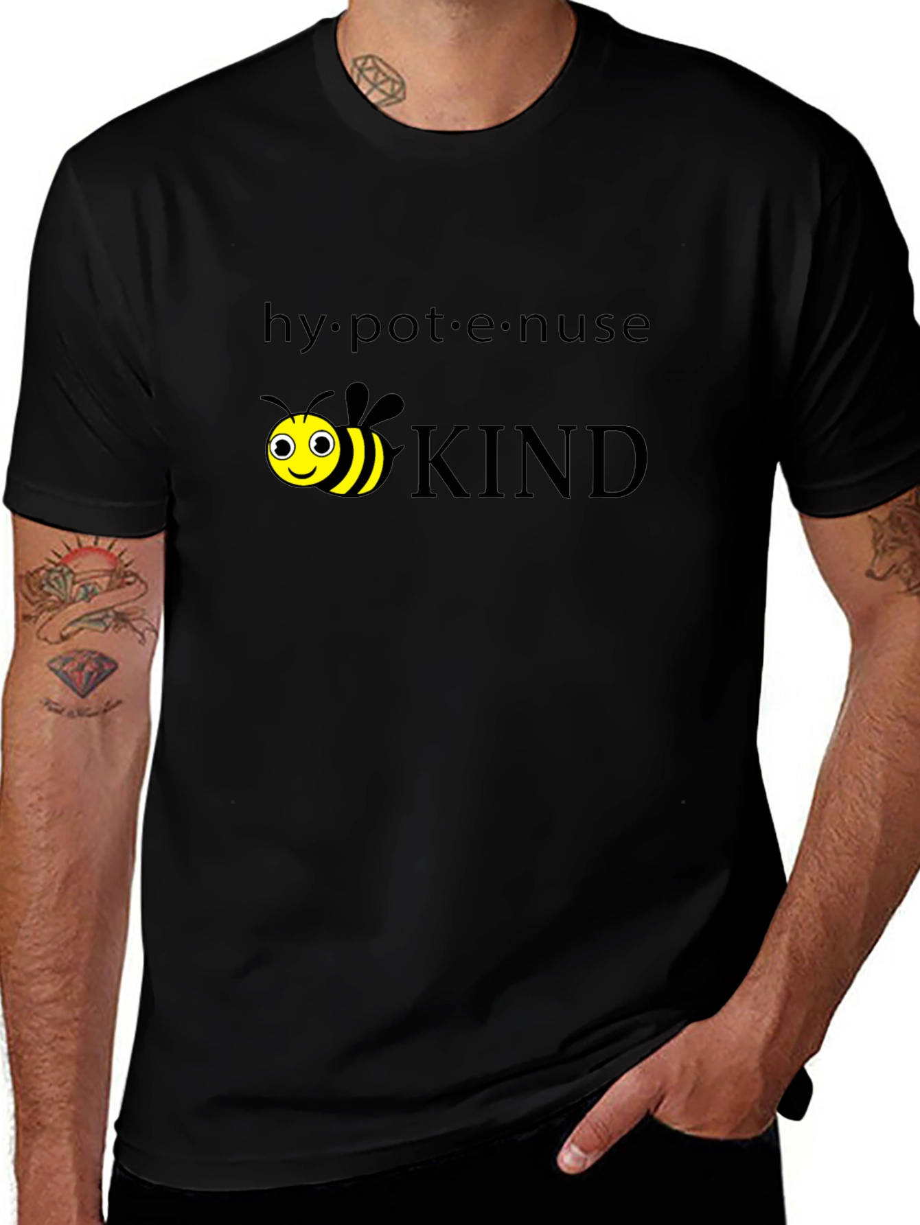 Variant 28 of Bee Kind T-Shirt - Funny Math Pun