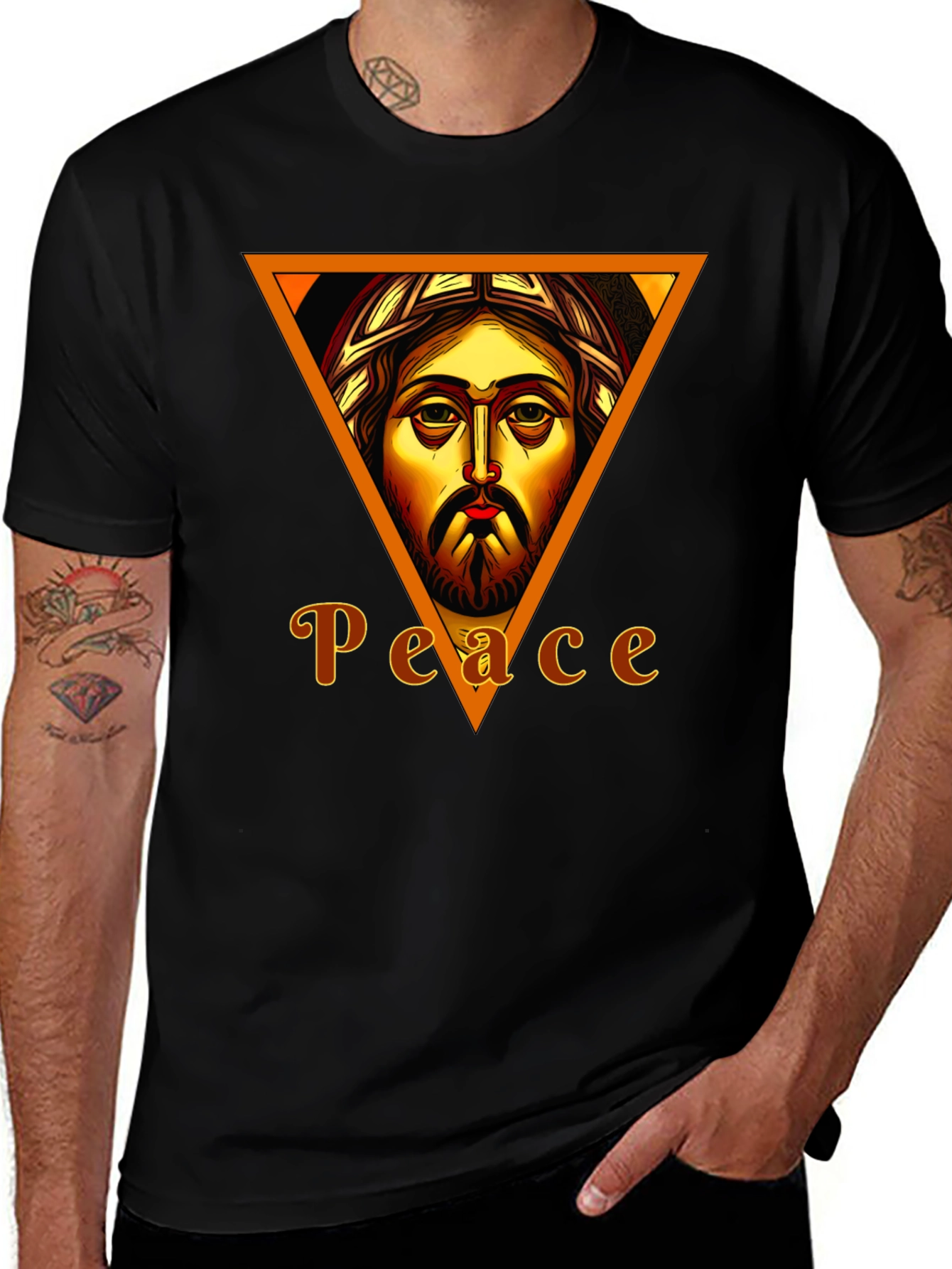 Variant 5 of Peace Graphic Tee - Religious Inspired T-Shirt
