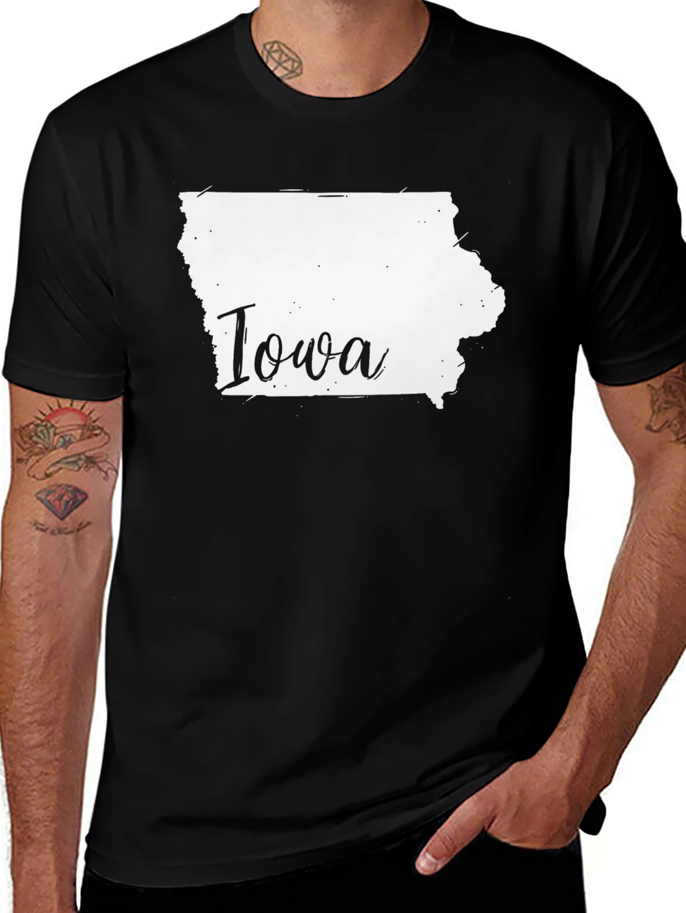 Iowa State Pride Graphic Tee - Black