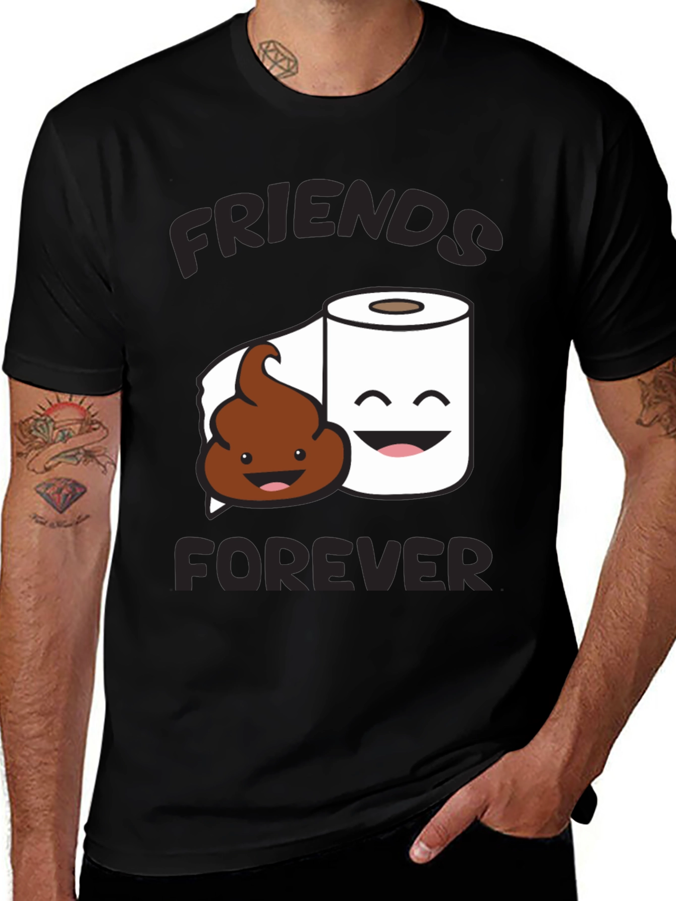 Variant 21 of Friends Forever Funny Graphic T-Shirt