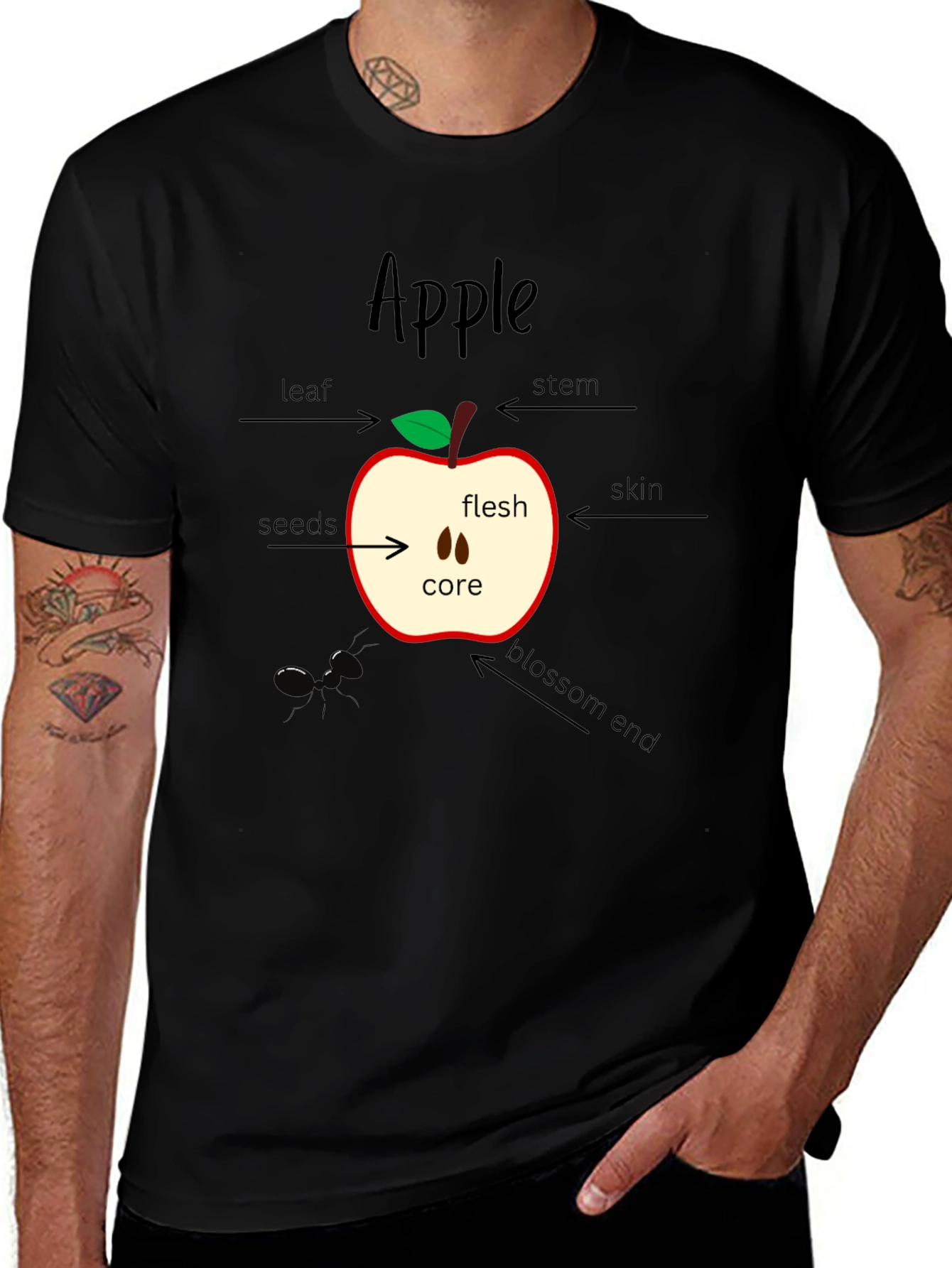Anatomy of an Apple T-Shirt