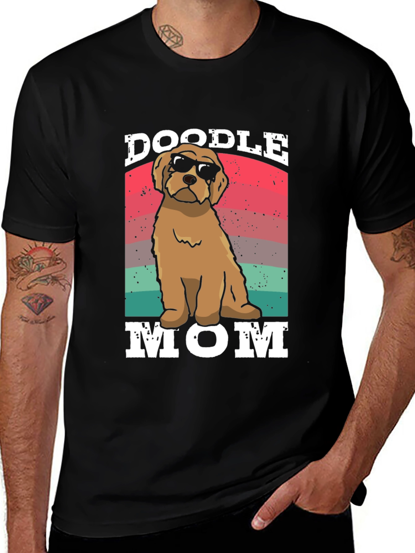 Doodle Mom T-Shirt - Cute Dog Graphic Tee