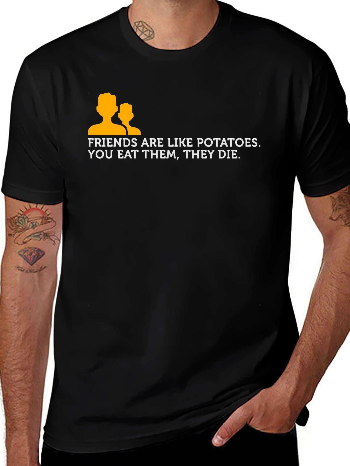 Variant 22 of Funny Friends Like Potatoes Graphic Tee
