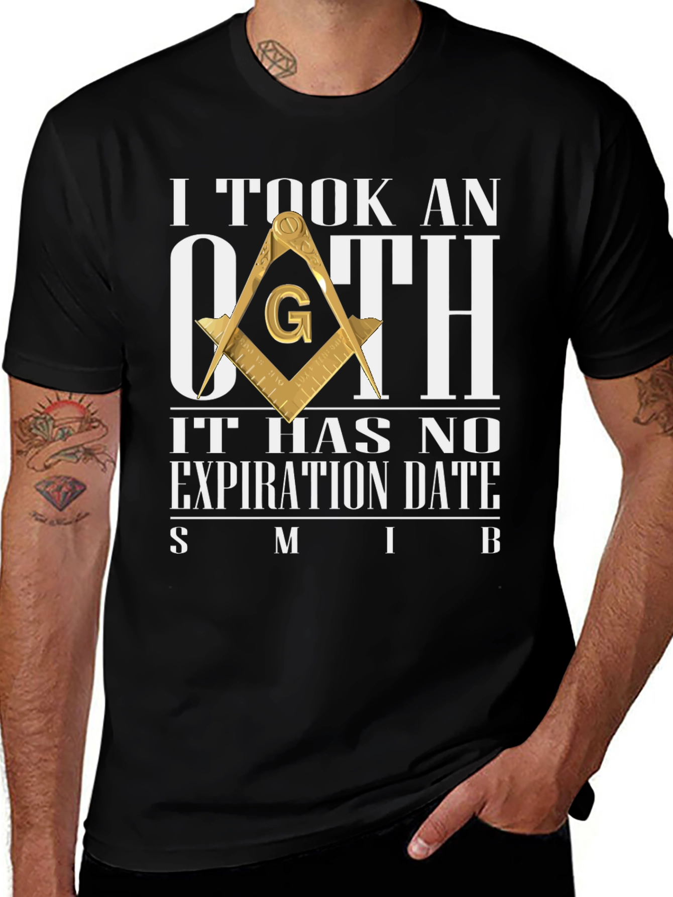 Masonic Oath T-Shirt - S.M.I.B Freemasonry Tee