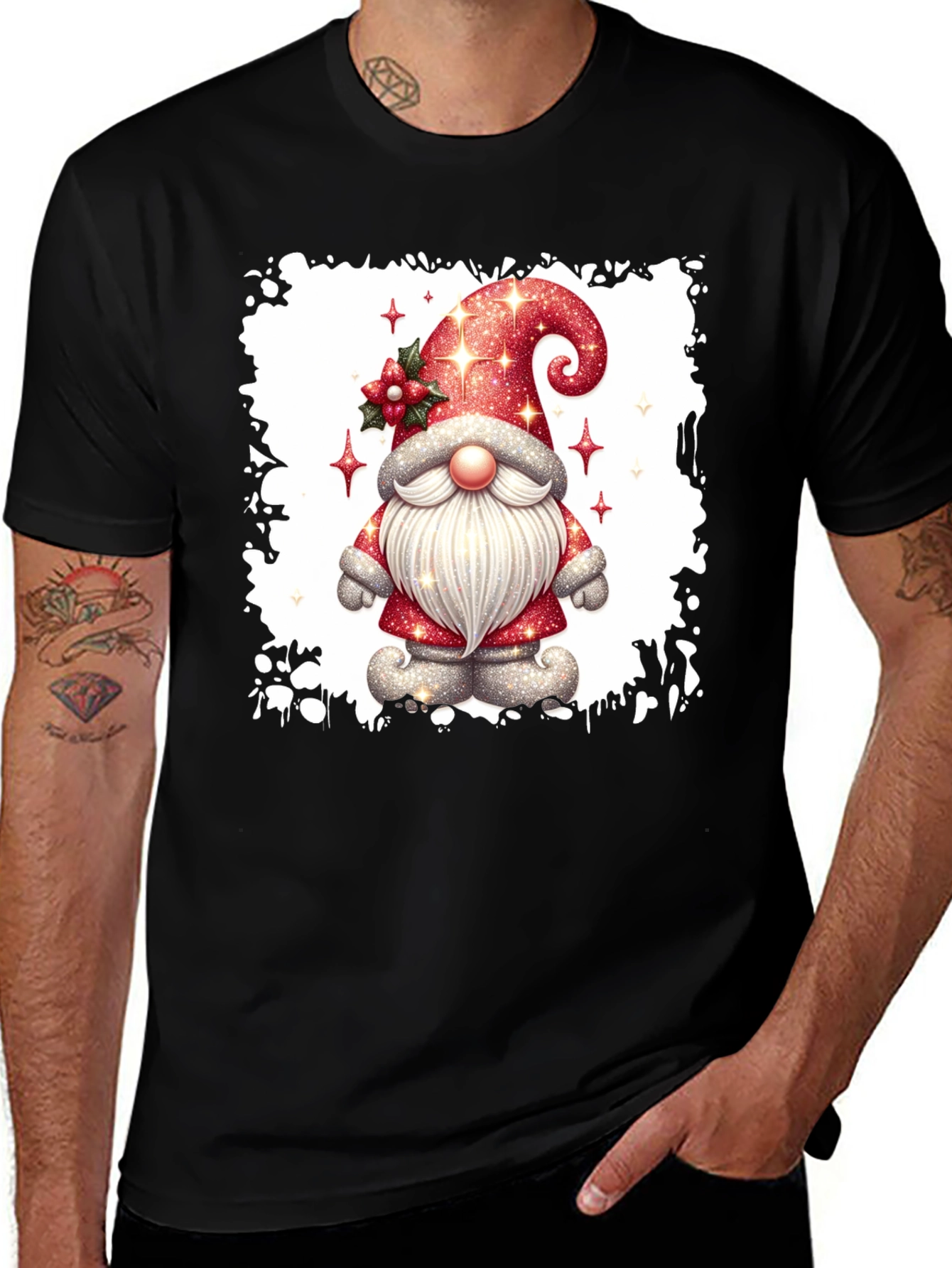 Christmas Gnome T-Shirt Festive Holiday Style