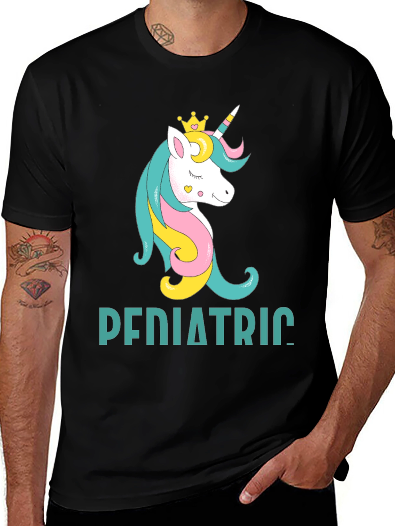 Variant 30 of Pediatric Unicorn Tee - Cute Doctor Shirt