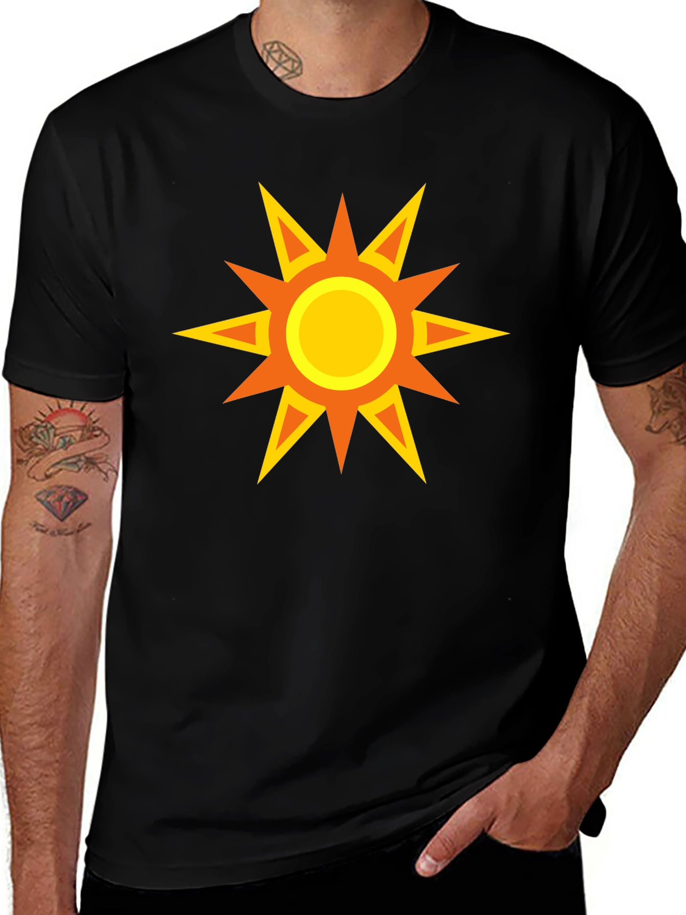 Sunburst Graphic Tee - Bold & Bright