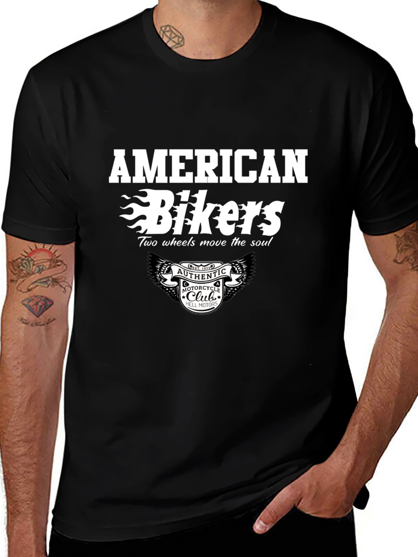 American Bikers Graphic T-Shirt
