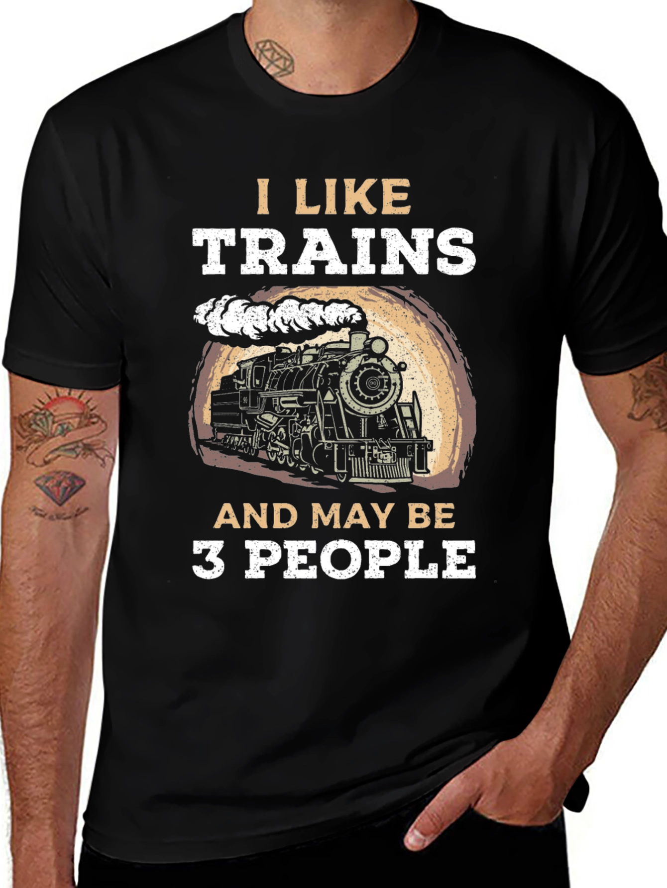 Variant 14 of I Like Trains T-Shirt