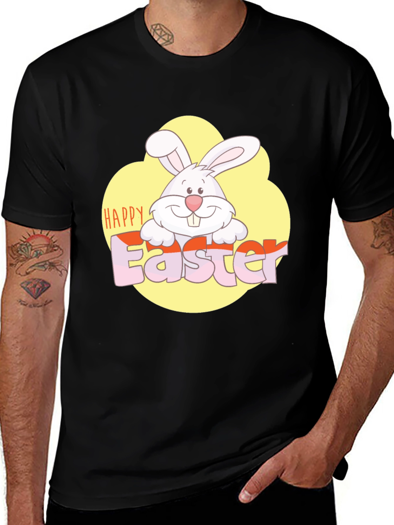 Happy Easter Bunny T-Shirt - Cute Holiday Tee