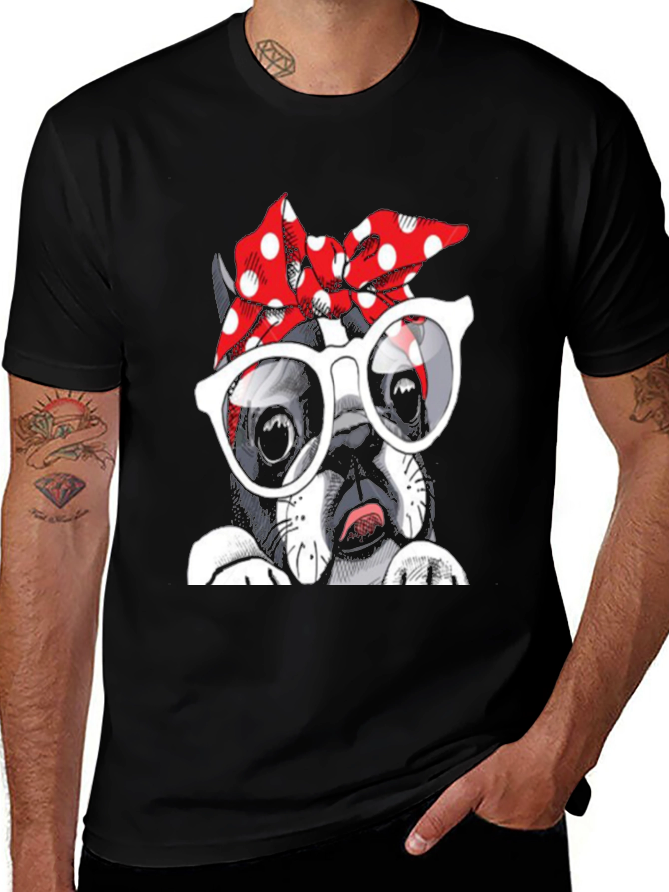 Dog with Glasses T-Shirt