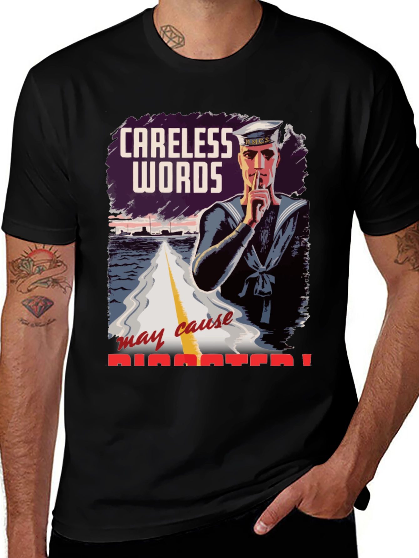 Variant 9 of Careless Words Disaster T-Shirt