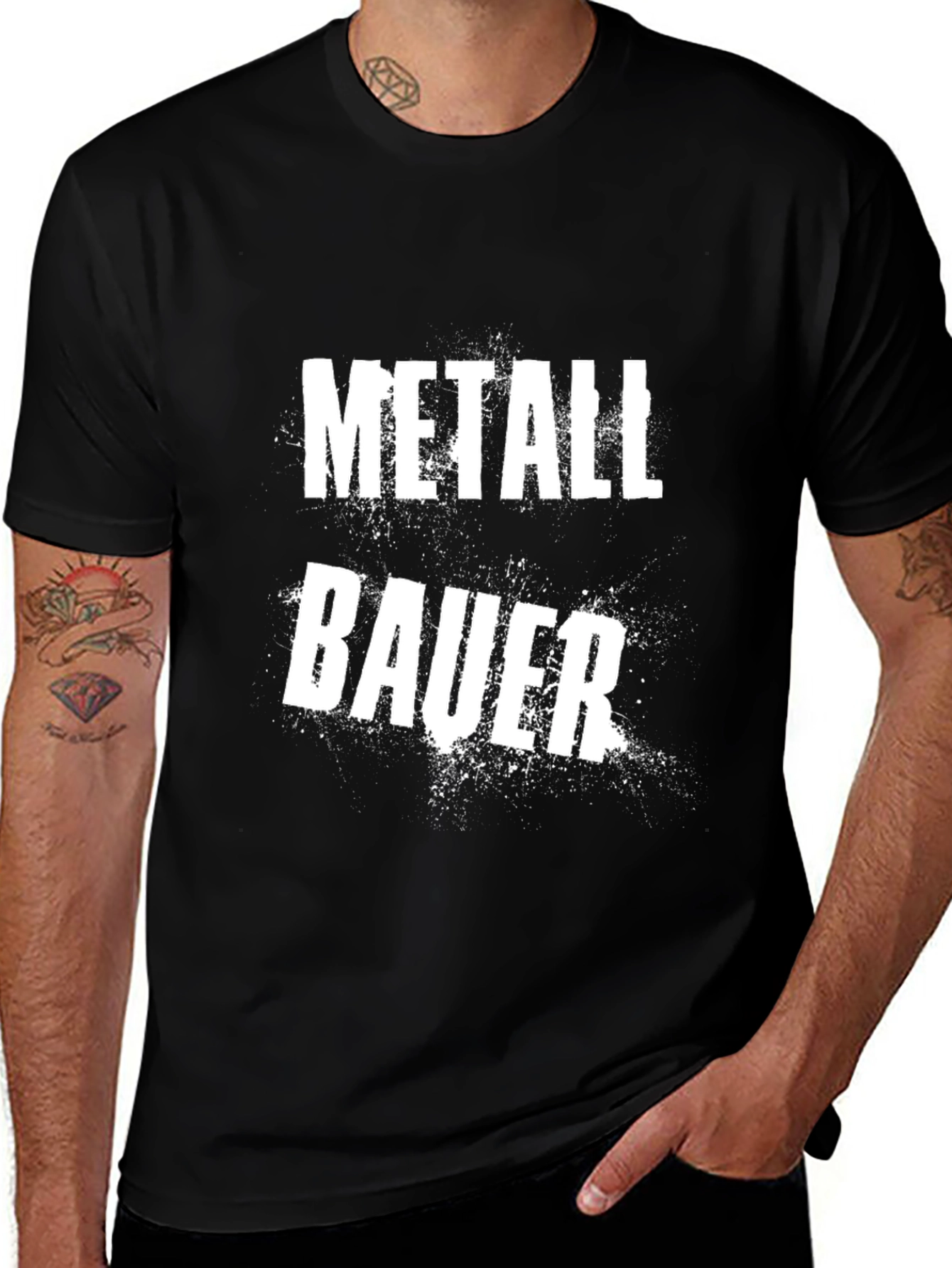 Variant 9 of Metall Bauer T-Shirt - Black Graphic Tee