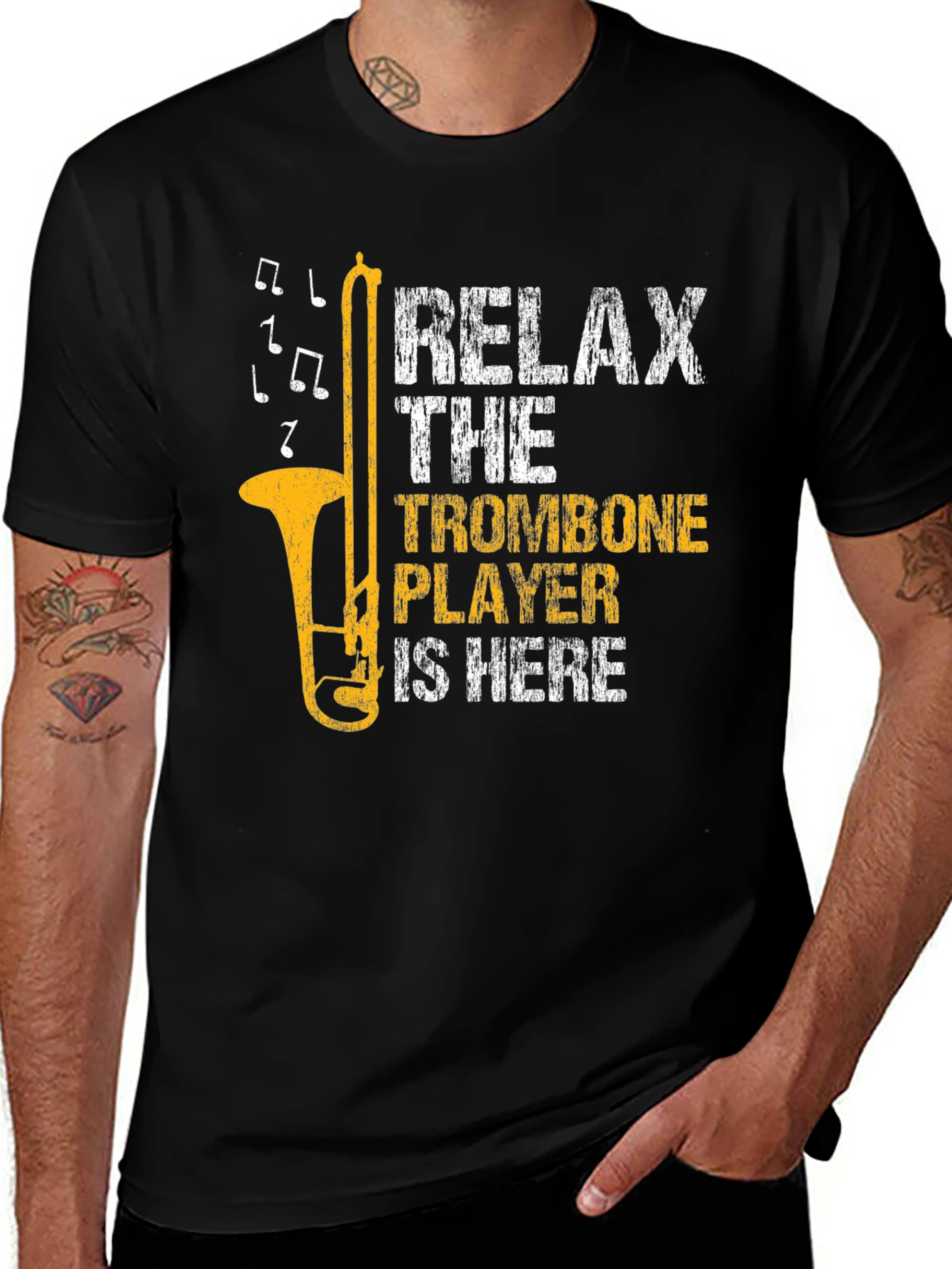 Variant 15 of Relax Trombone Player T-Shirt