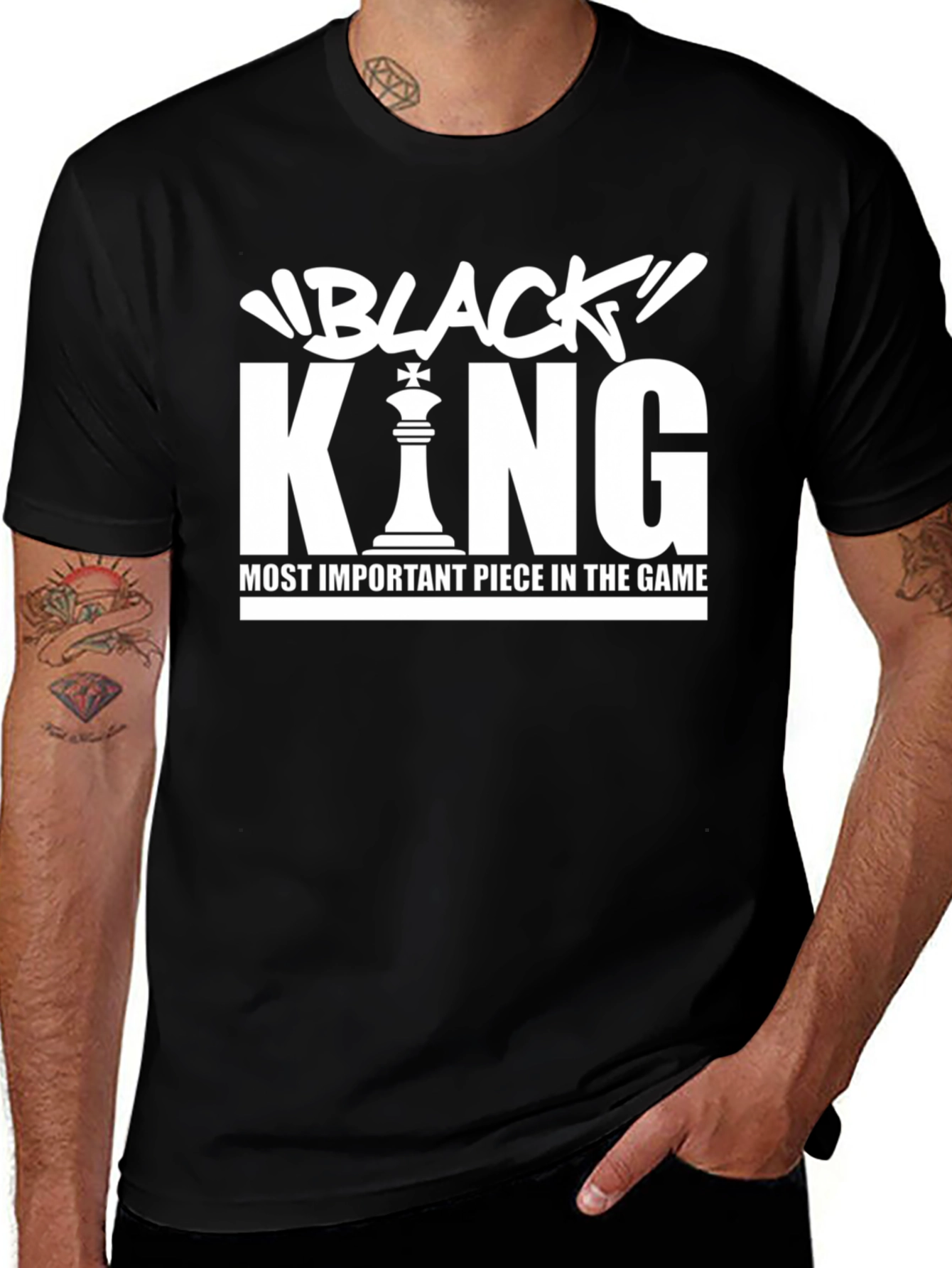 Black King T-Shirt - Most Important Piece in the Game