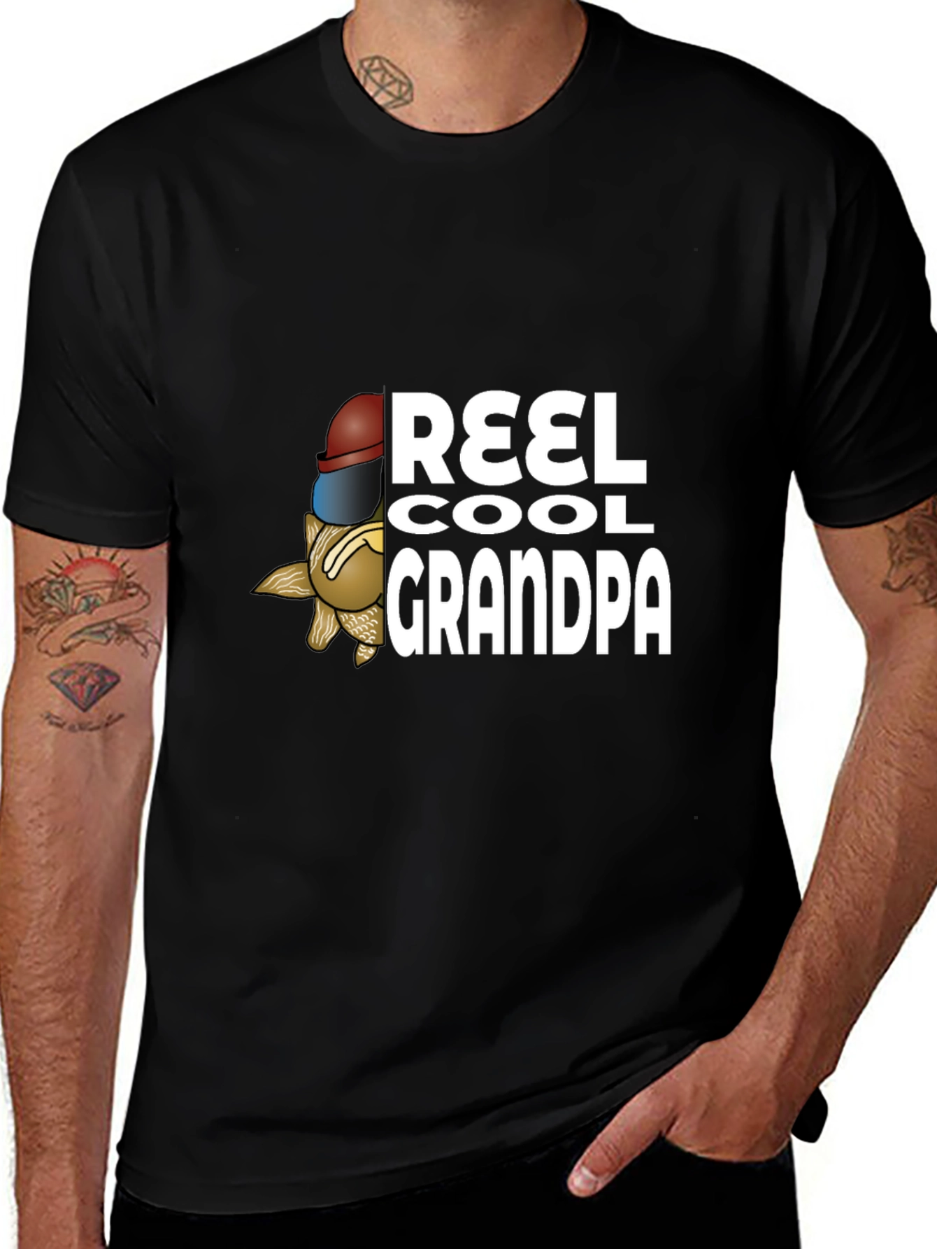 Variant 7 of Reel Cool Grandpa T-Shirt