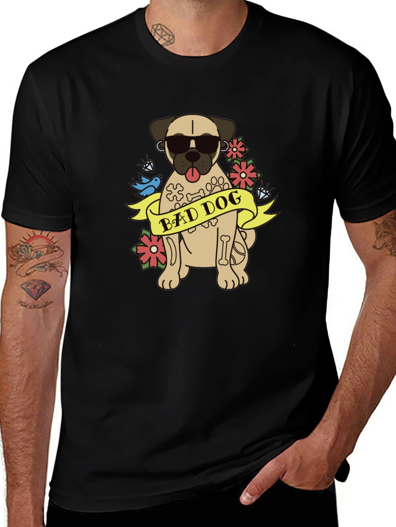 Bad Dog Graphic T-Shirt