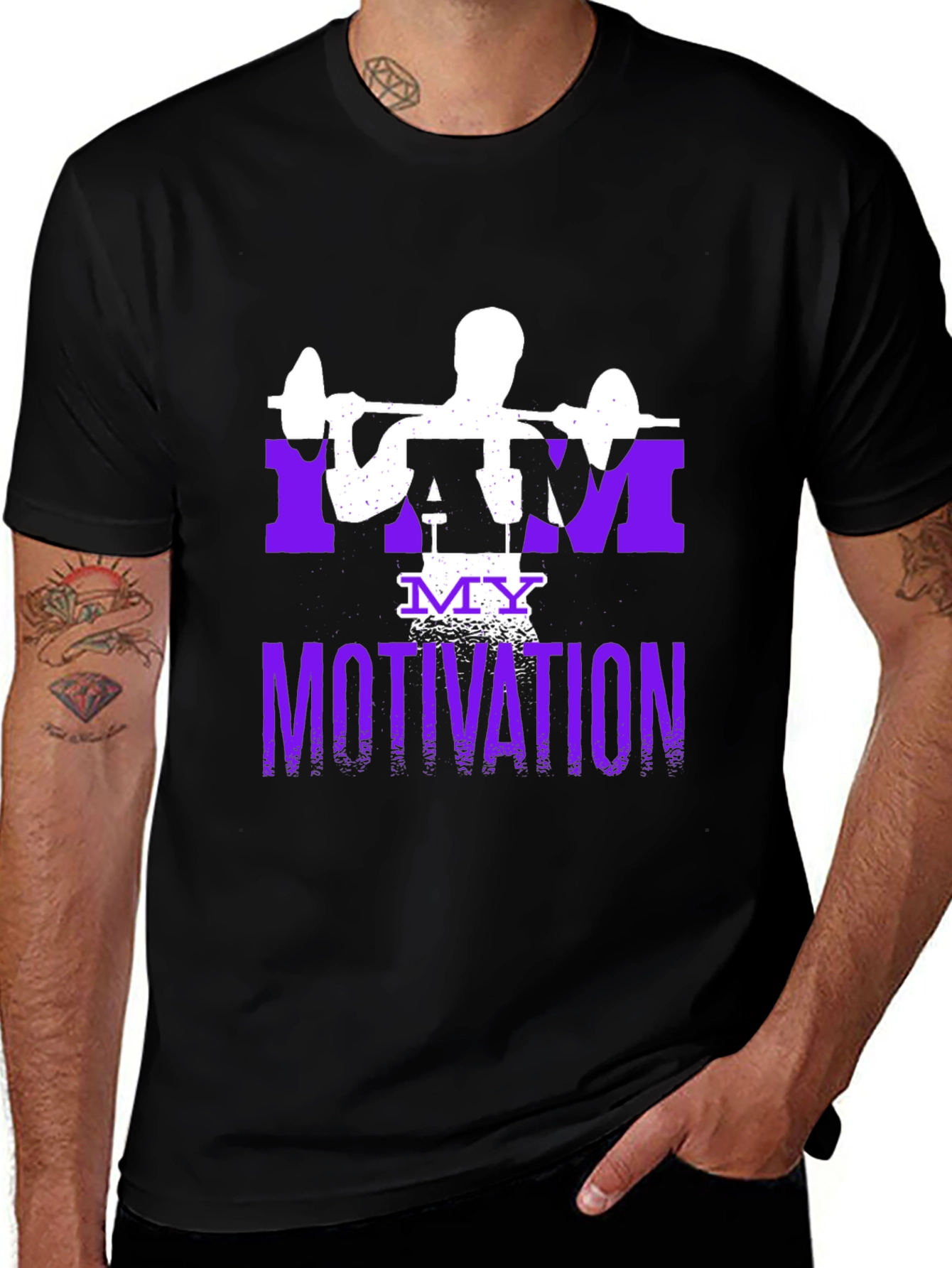 Variant 22 of I AM MY MOTIVATION Graphic T-Shirt