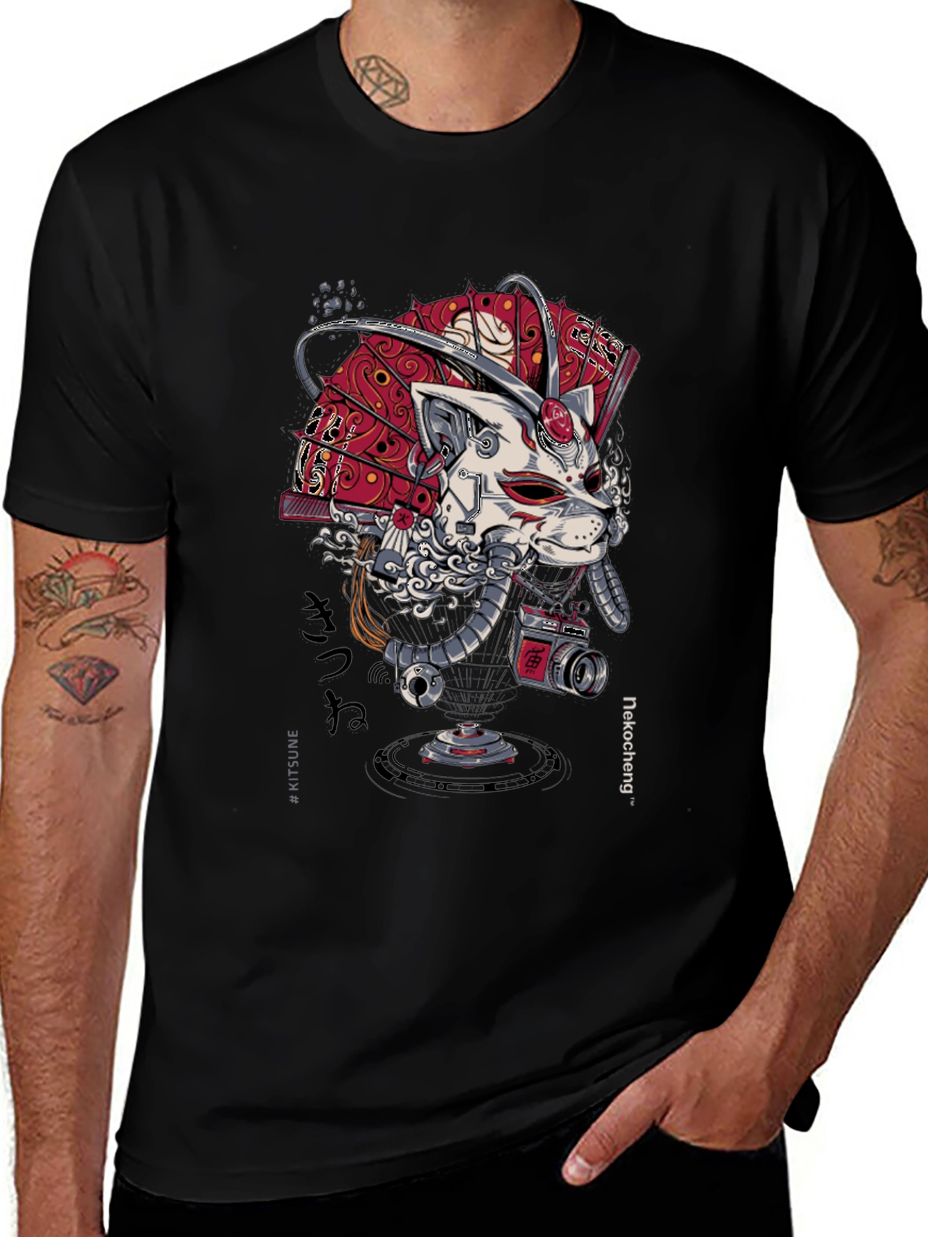 Cyberpunk Kitsune T-Shirt