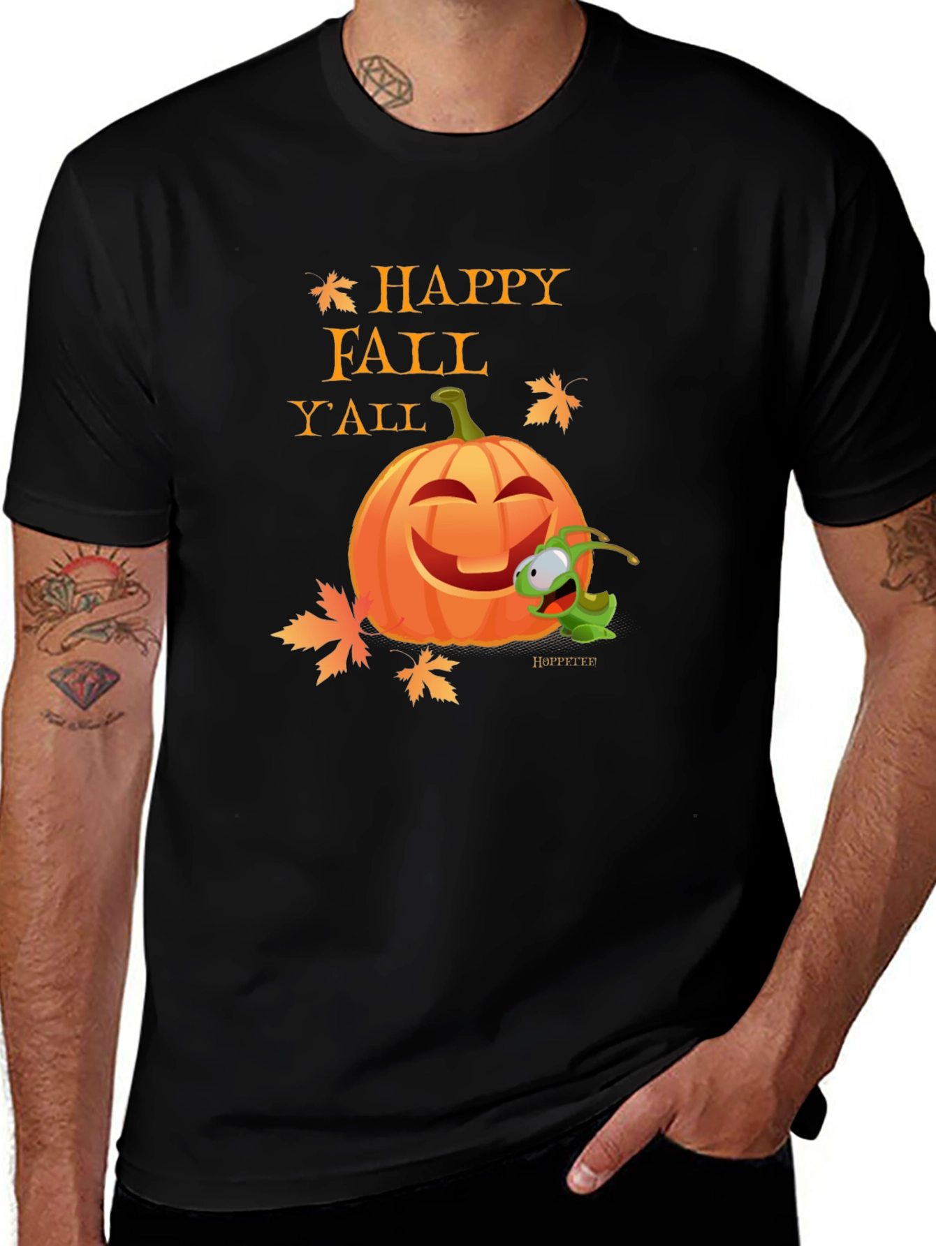 Variant 26 of Happy Fall Y'all Pumpkin T-Shirt