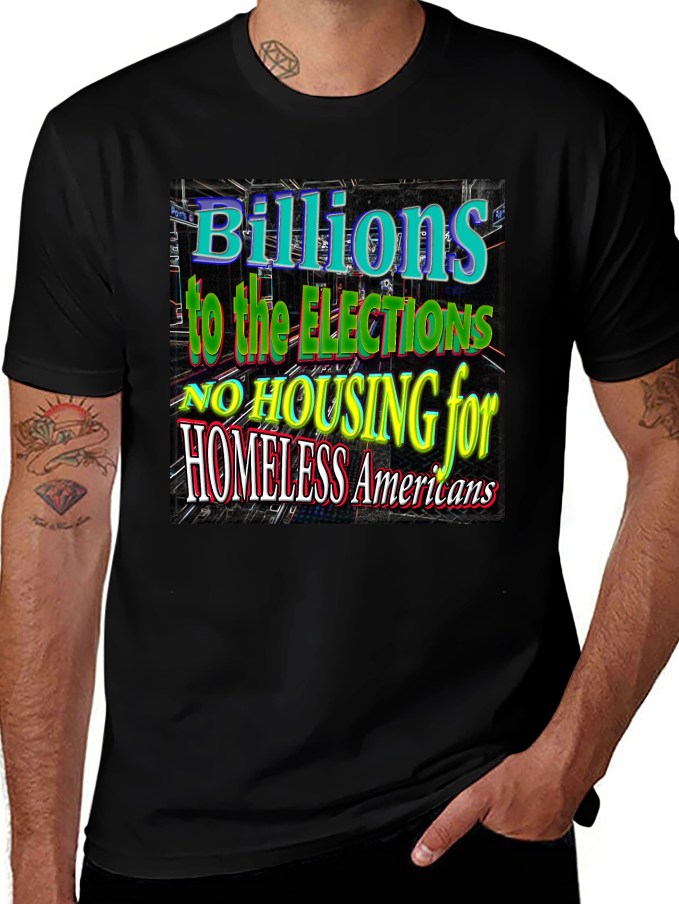 Variant 26 of Billions to Elections Graphic Tee