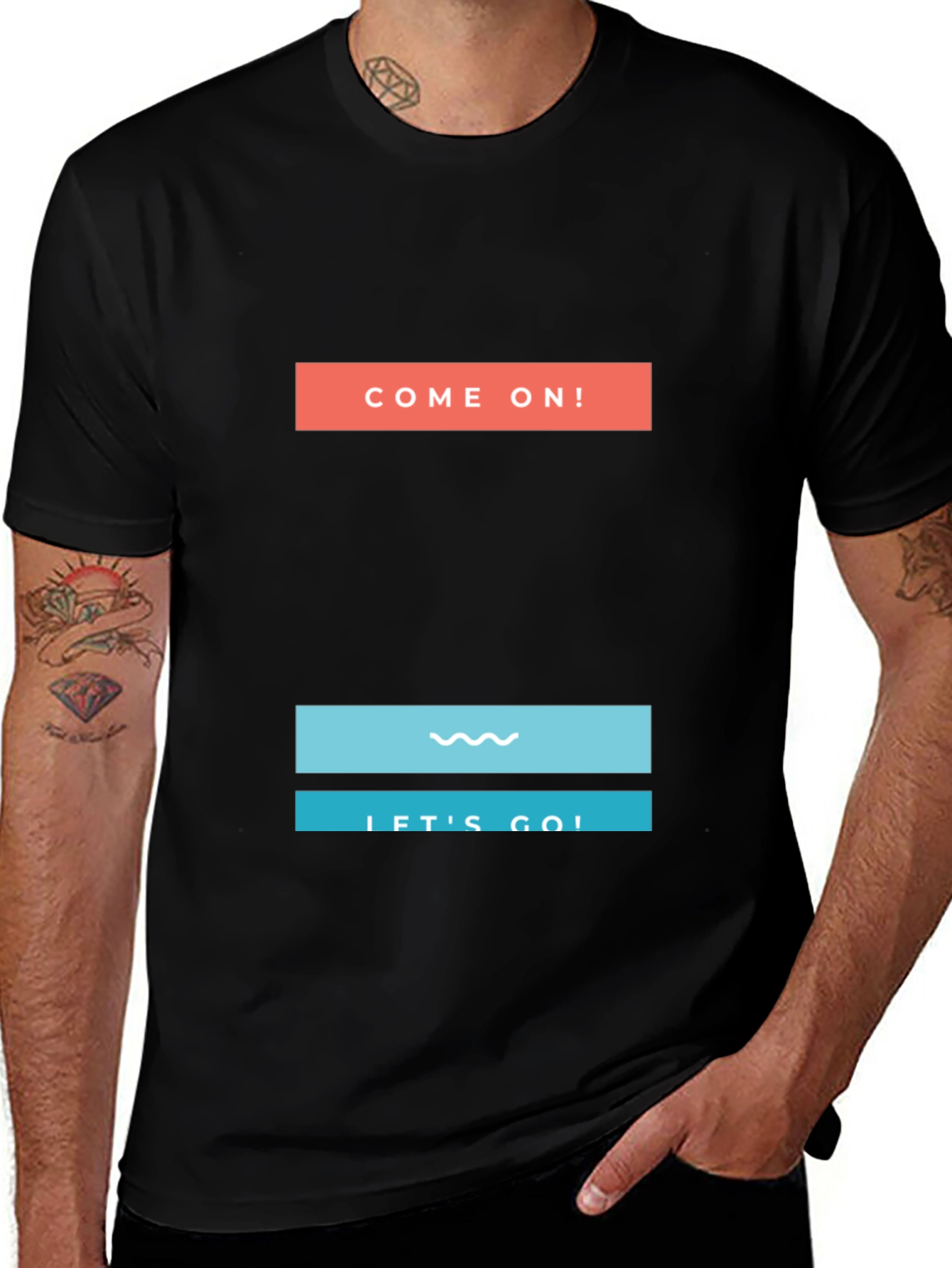 Variant 10 of Come On Let's Go T-Shirt - Trendy Graphic Tee