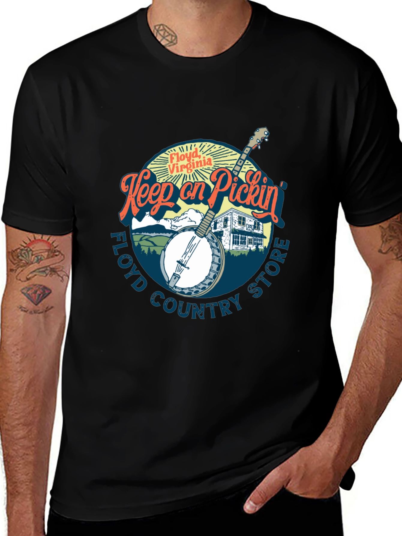 Variant 8 of Floyd Country Store "Keep on Pickin'" T-Shirt