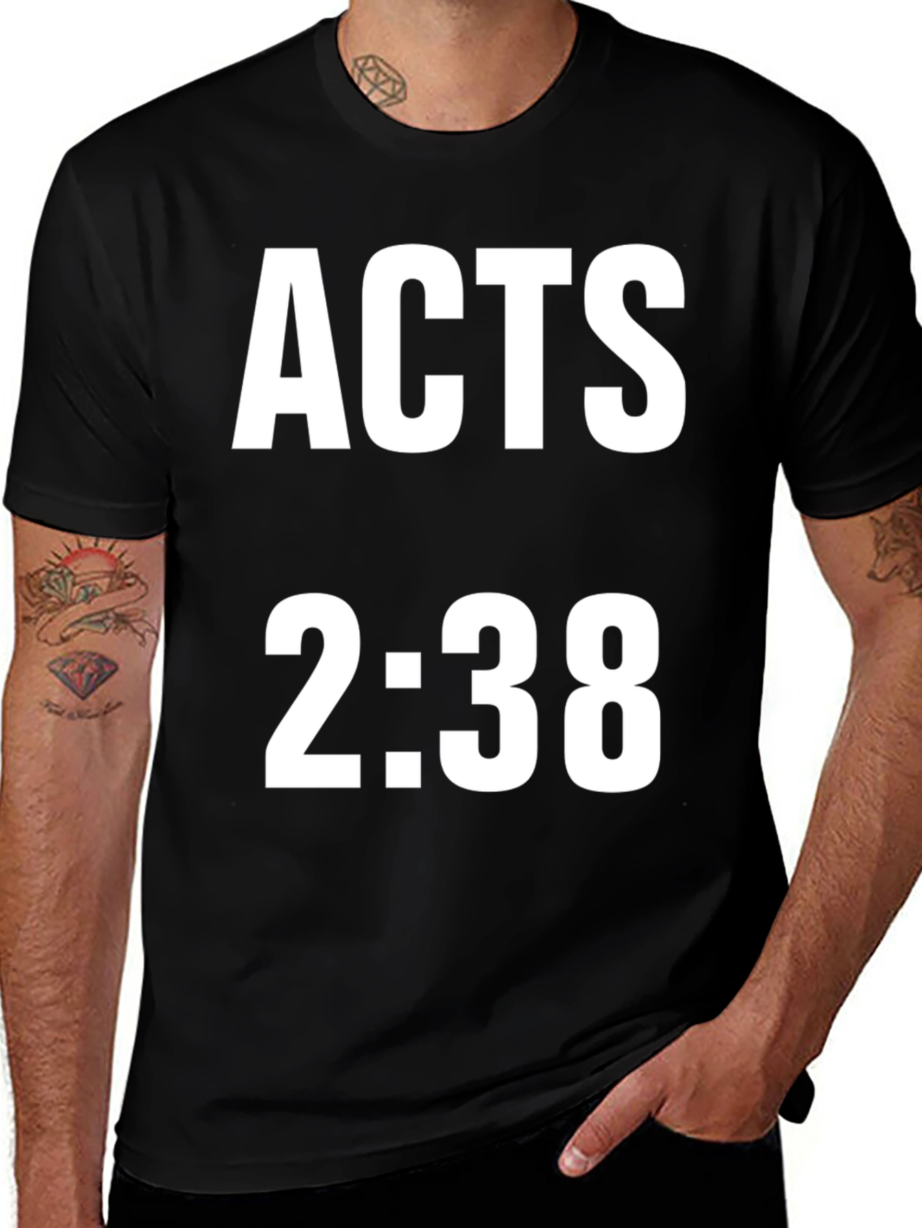 Acts 2:38 T-Shirt - Stylish Christian Apparel