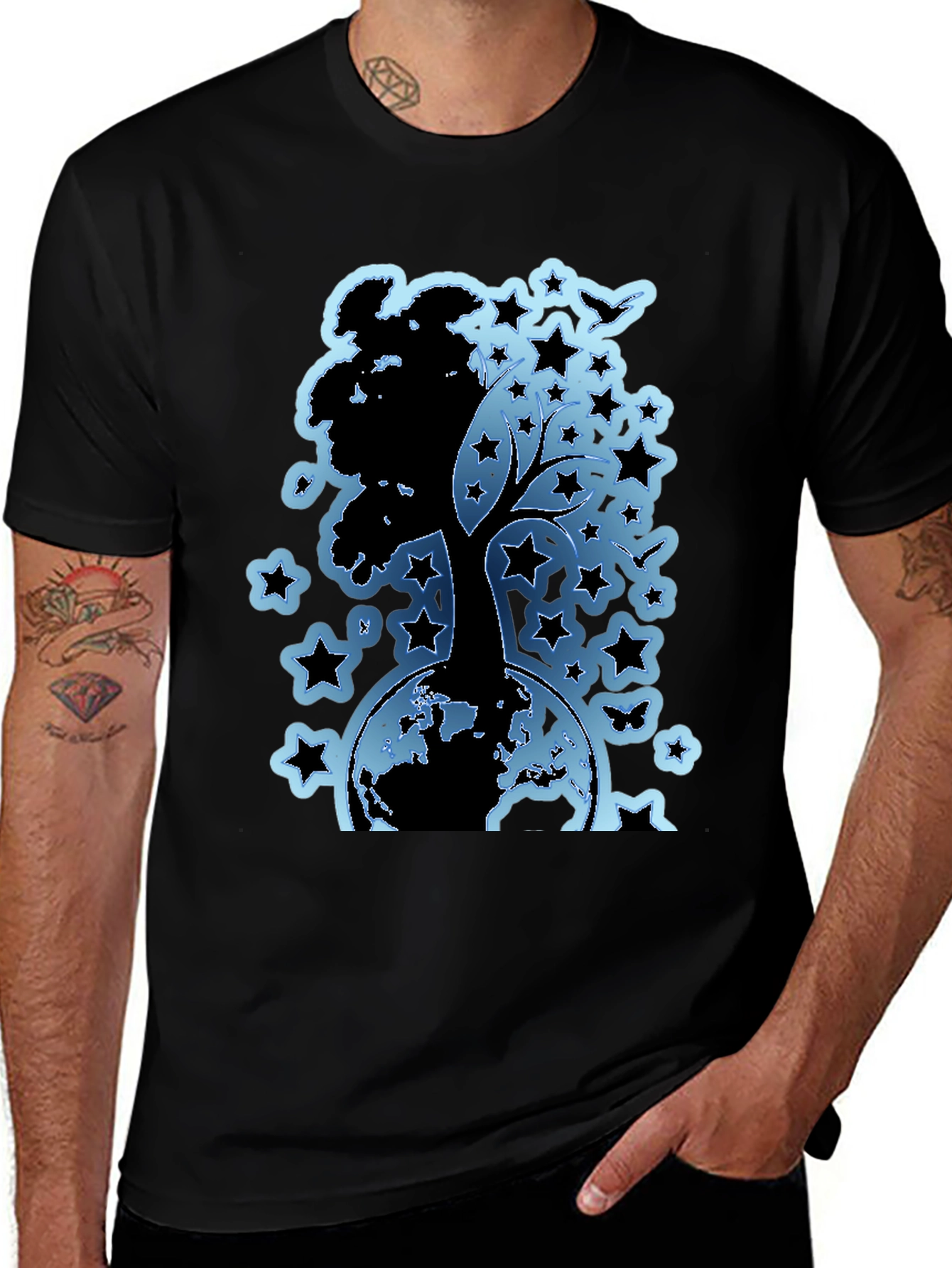 Variant 24 of Tree of Life Planet Tee - Modern Graphic Print