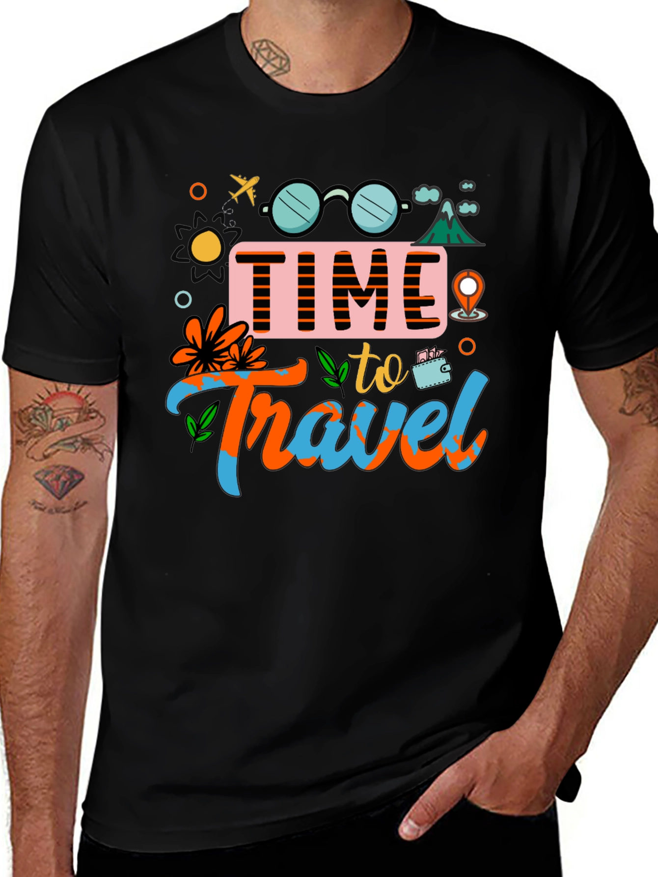 Time To Travel Graphic T-Shirt