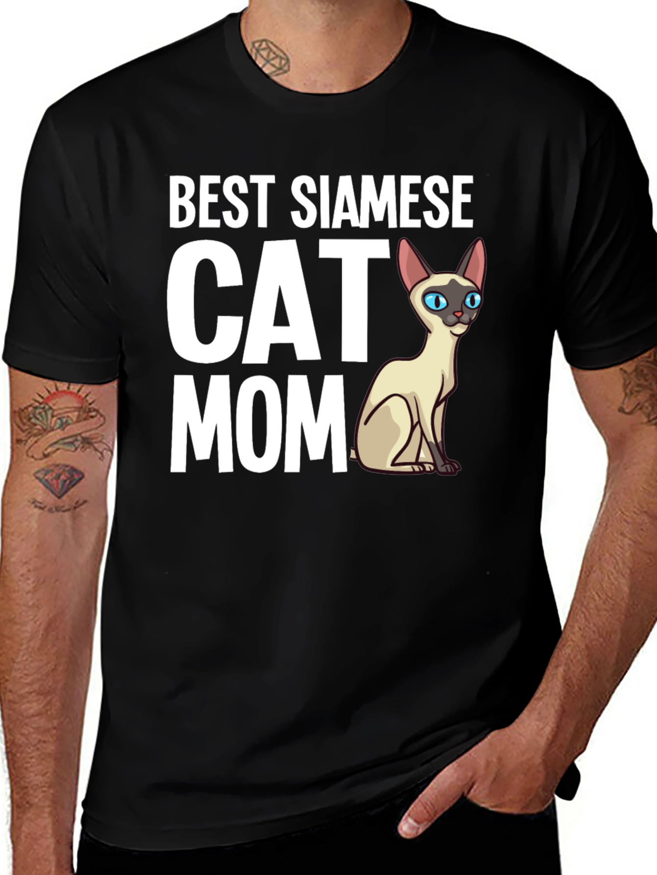 Variant 21 of Best Siamese Cat Mom T-Shirt