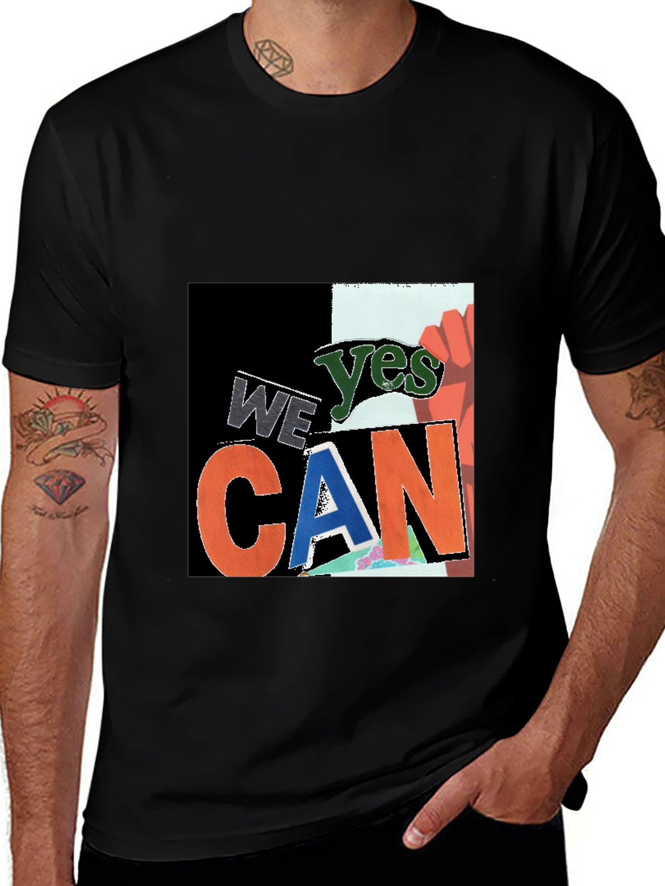 Variant 19 of We Yes Can Graphic Tee - Statement T-Shirt