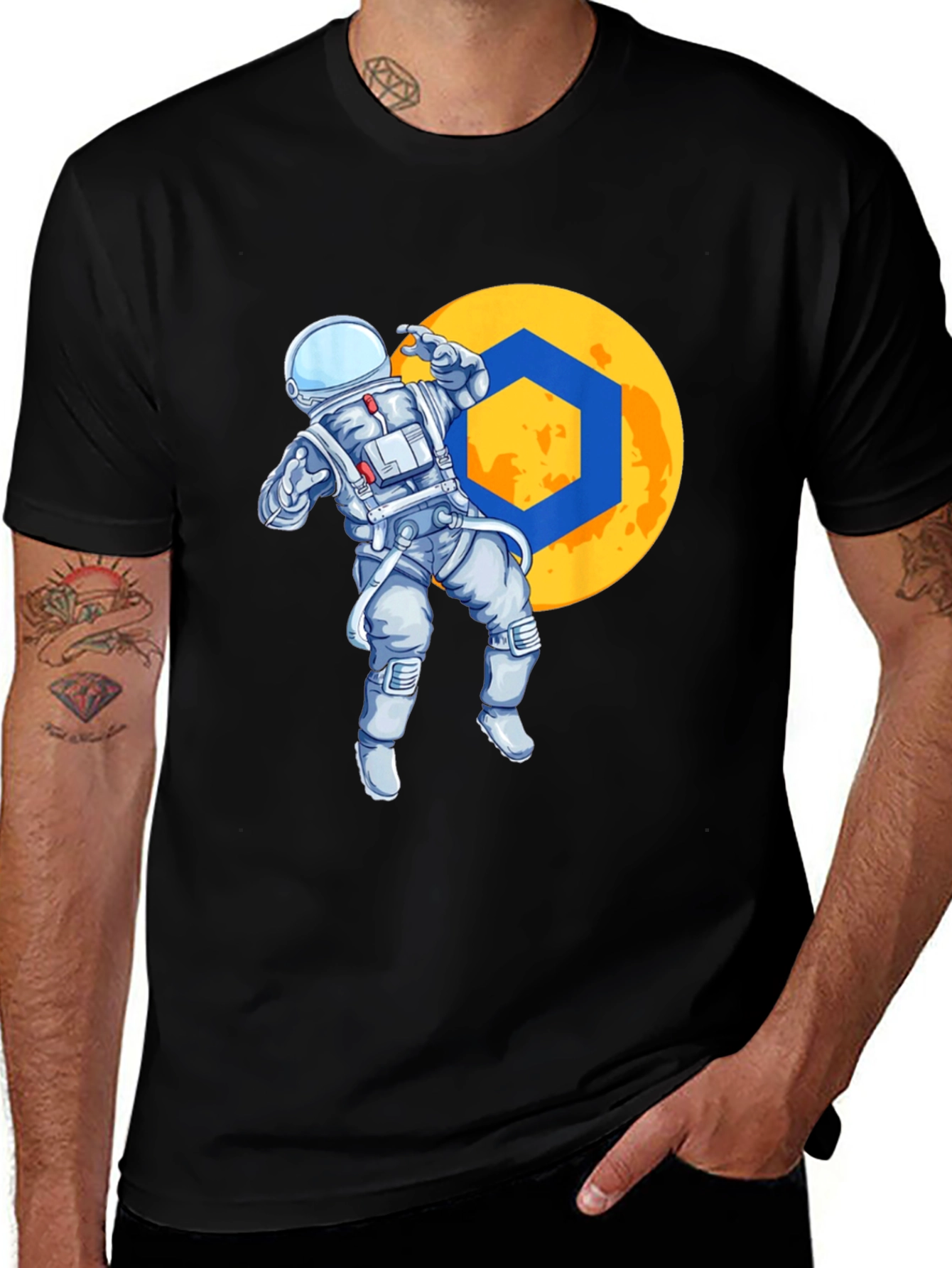 Variant 27 of Astronaut in Space T-Shirt