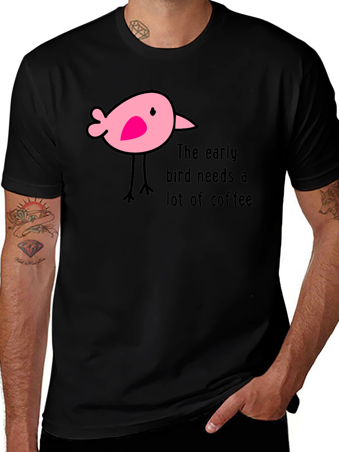 Variant 29 of Early Bird Coffee T-Shirt