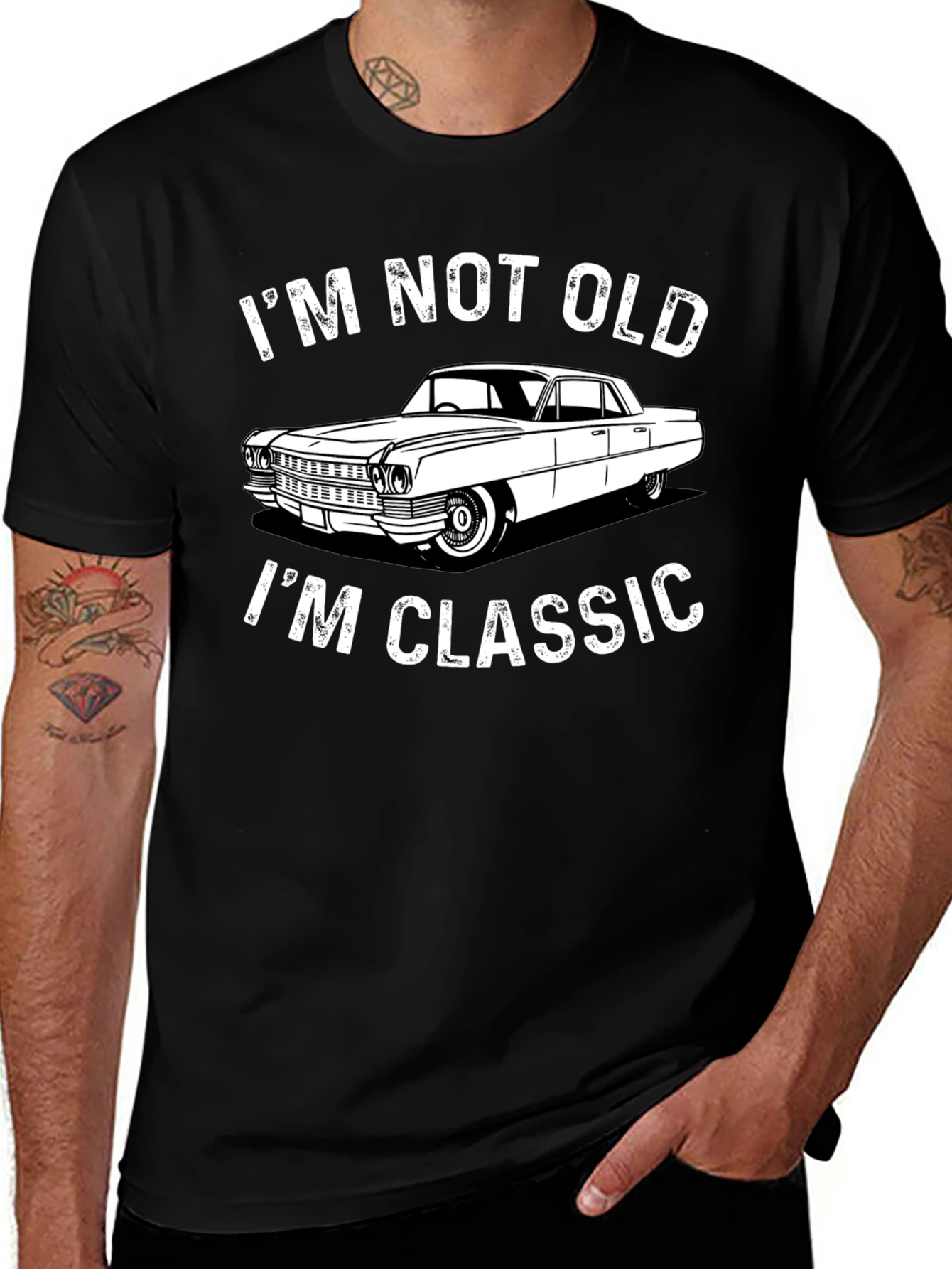 Variant 22 of I'm Not Old I'm Classic Car Graphic T-Shirt