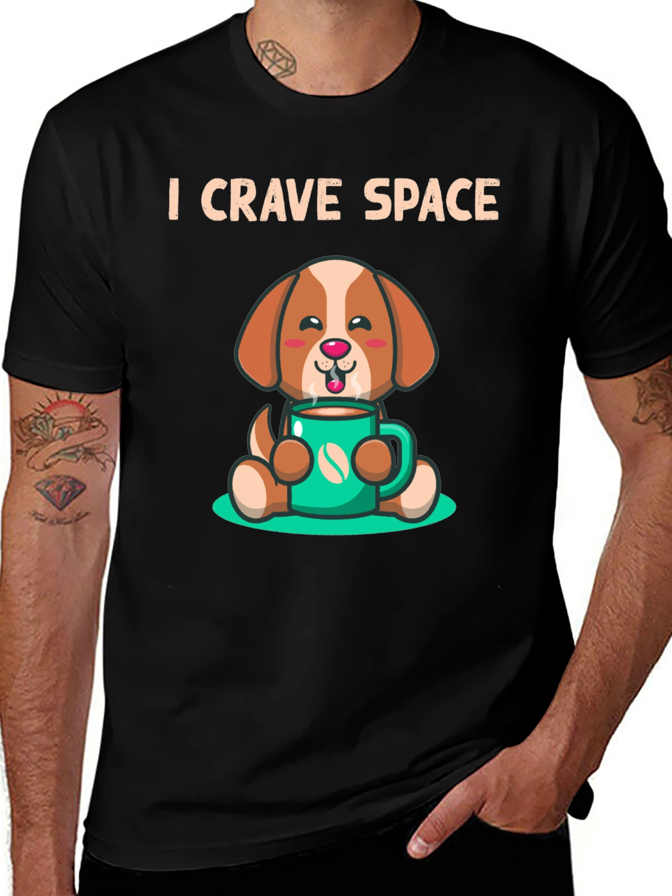 Variant 13 of I Crave Space Dog T-Shirt