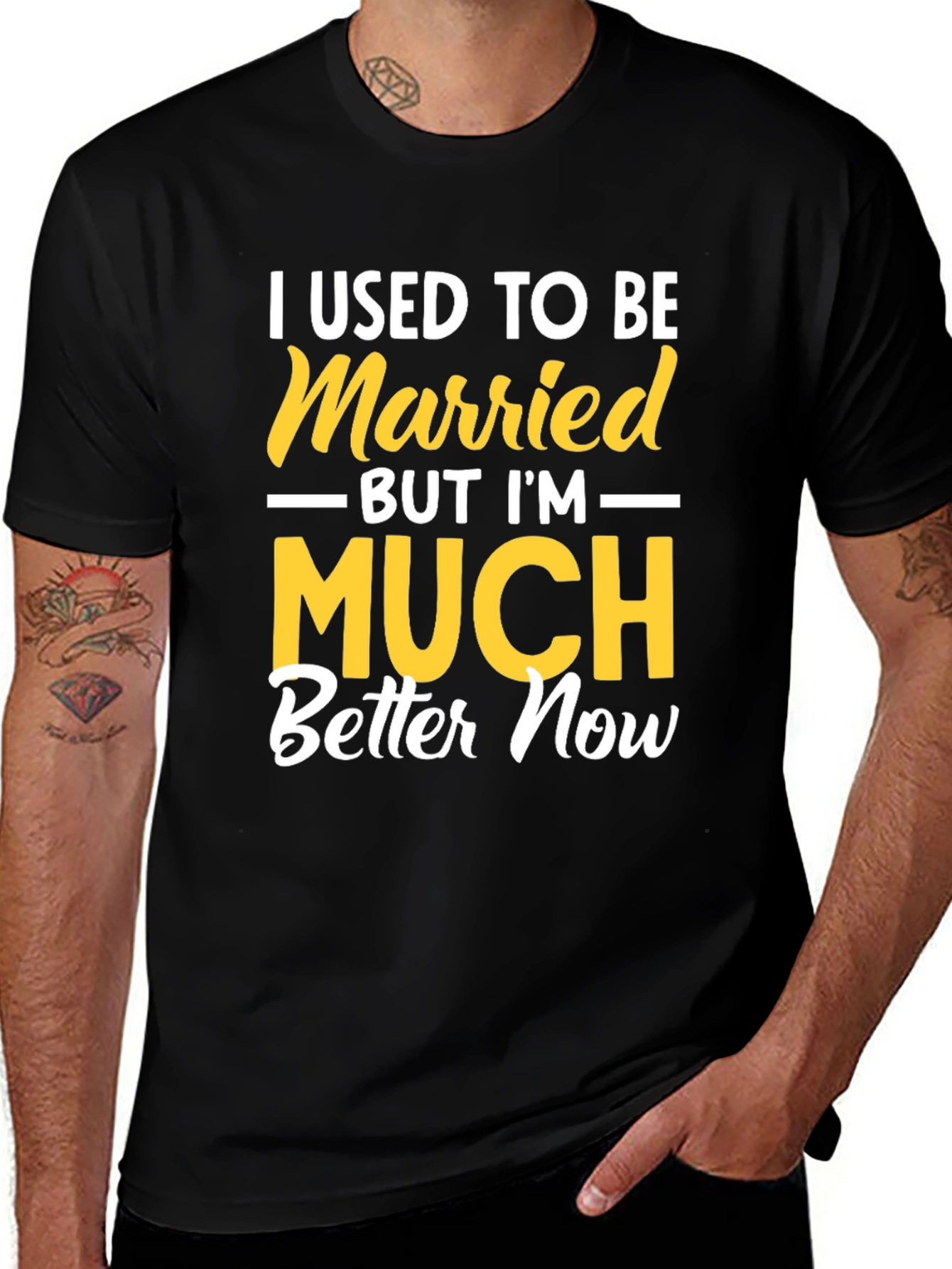 Variant 8 of I Used to be Married Funny T-Shirt