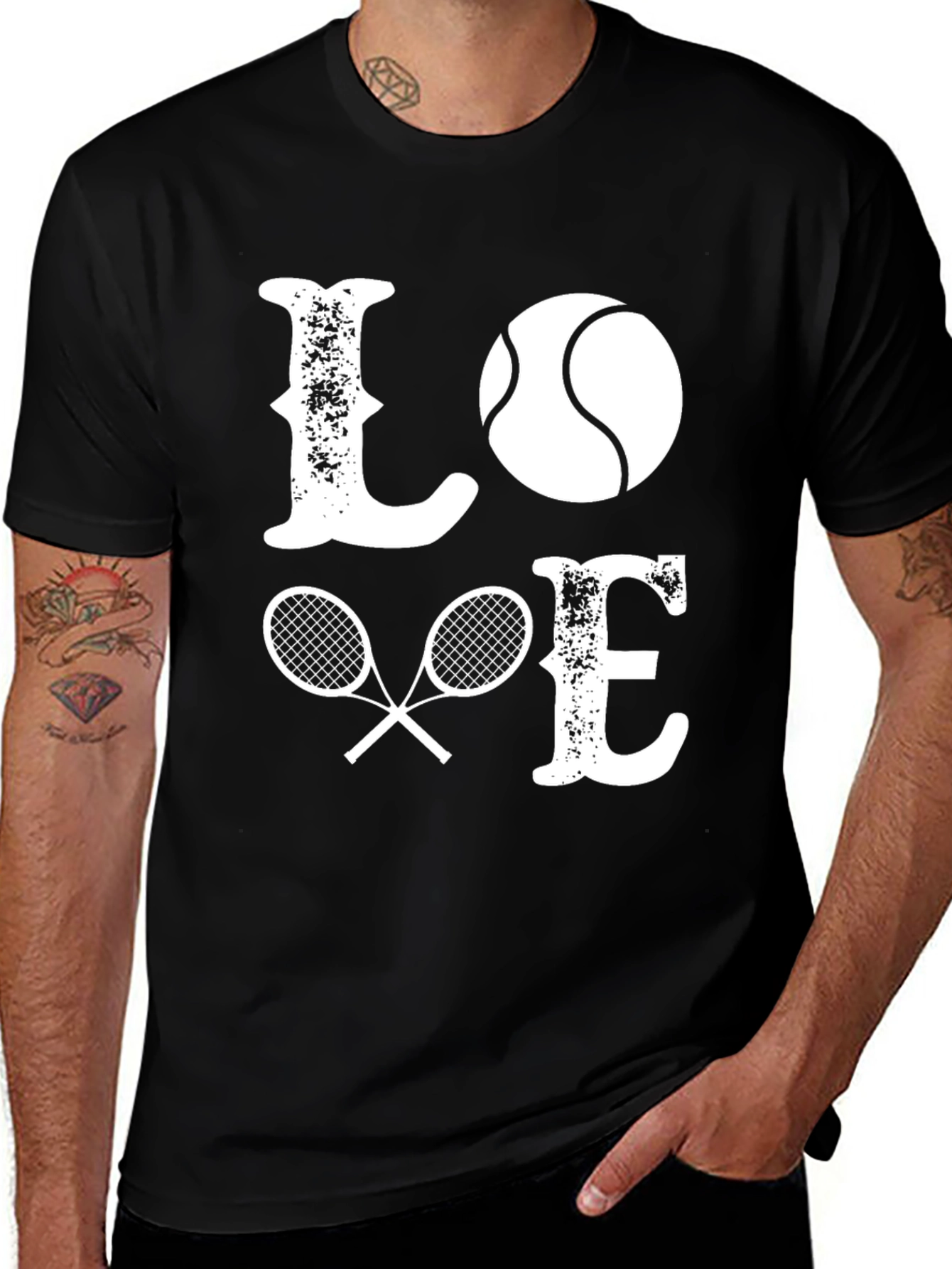 Variant 15 of Love Tennis Graphic Tee