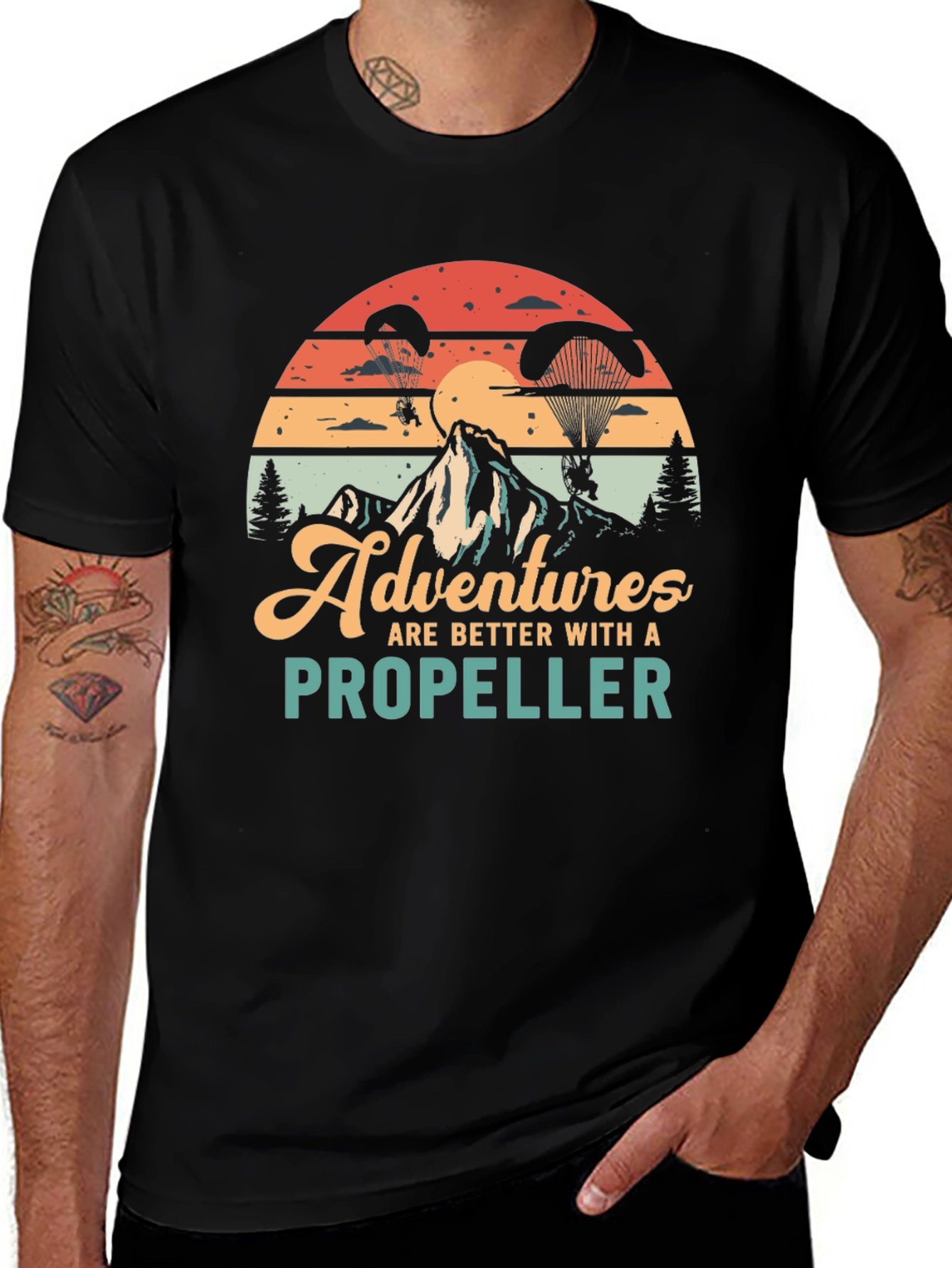 Variant 13 of Adventures Propeller T-Shirt