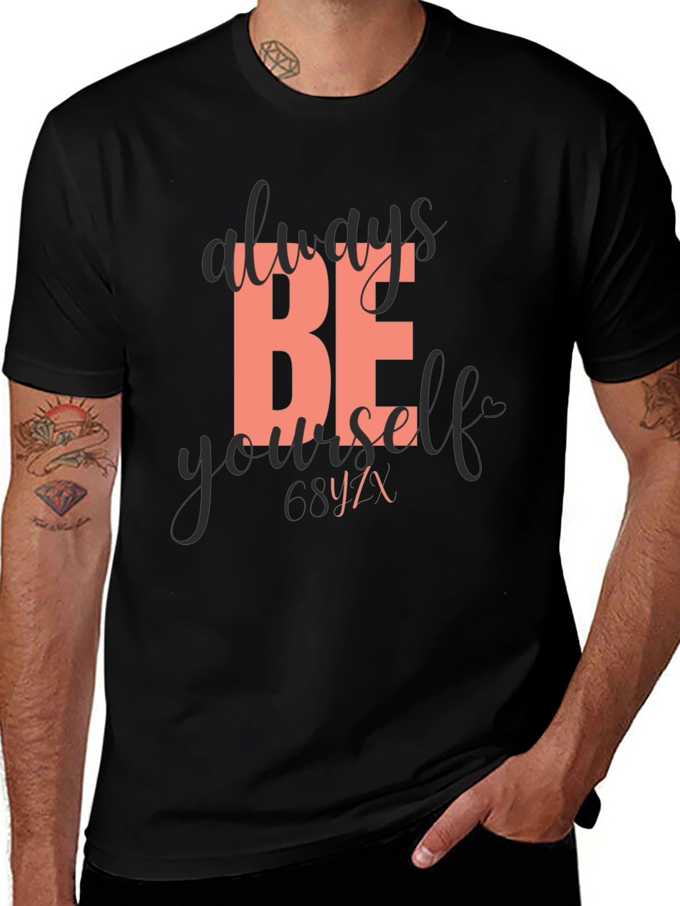 Variant 18 of Always Be Yourself T-Shirt - Trendy Graphic Tee