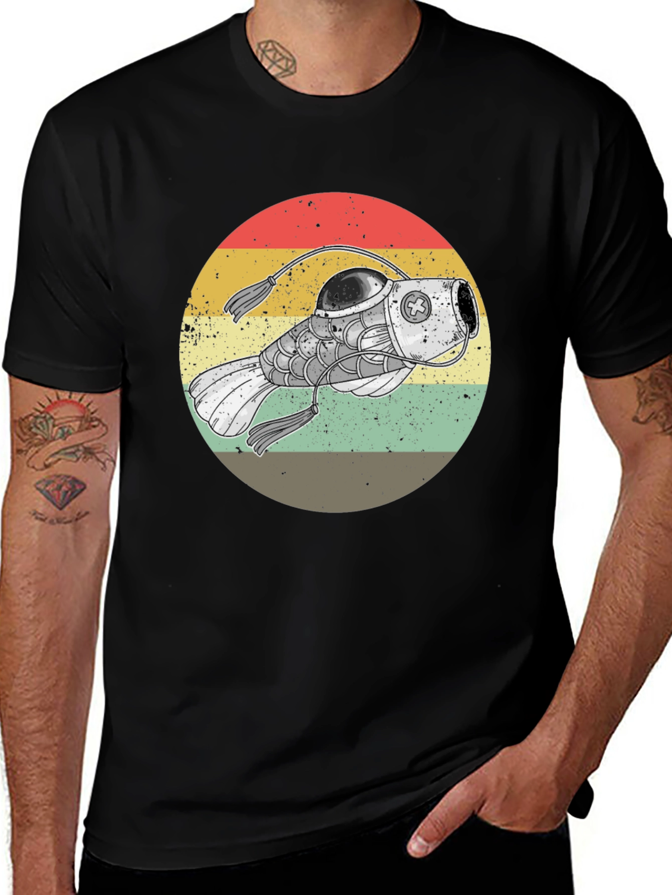 Variant 5 of Retro Anglerfish T-Shirt